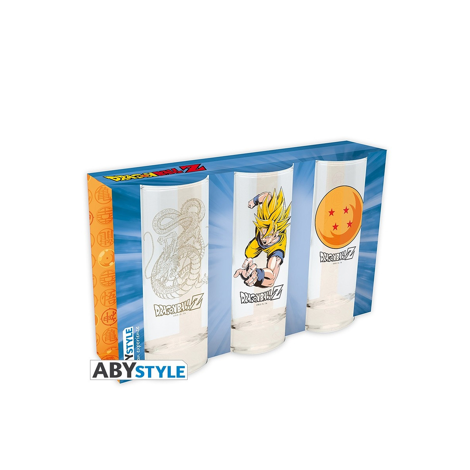 Dragon Ball - Set de 3 verres - Vaisselle Abystyle