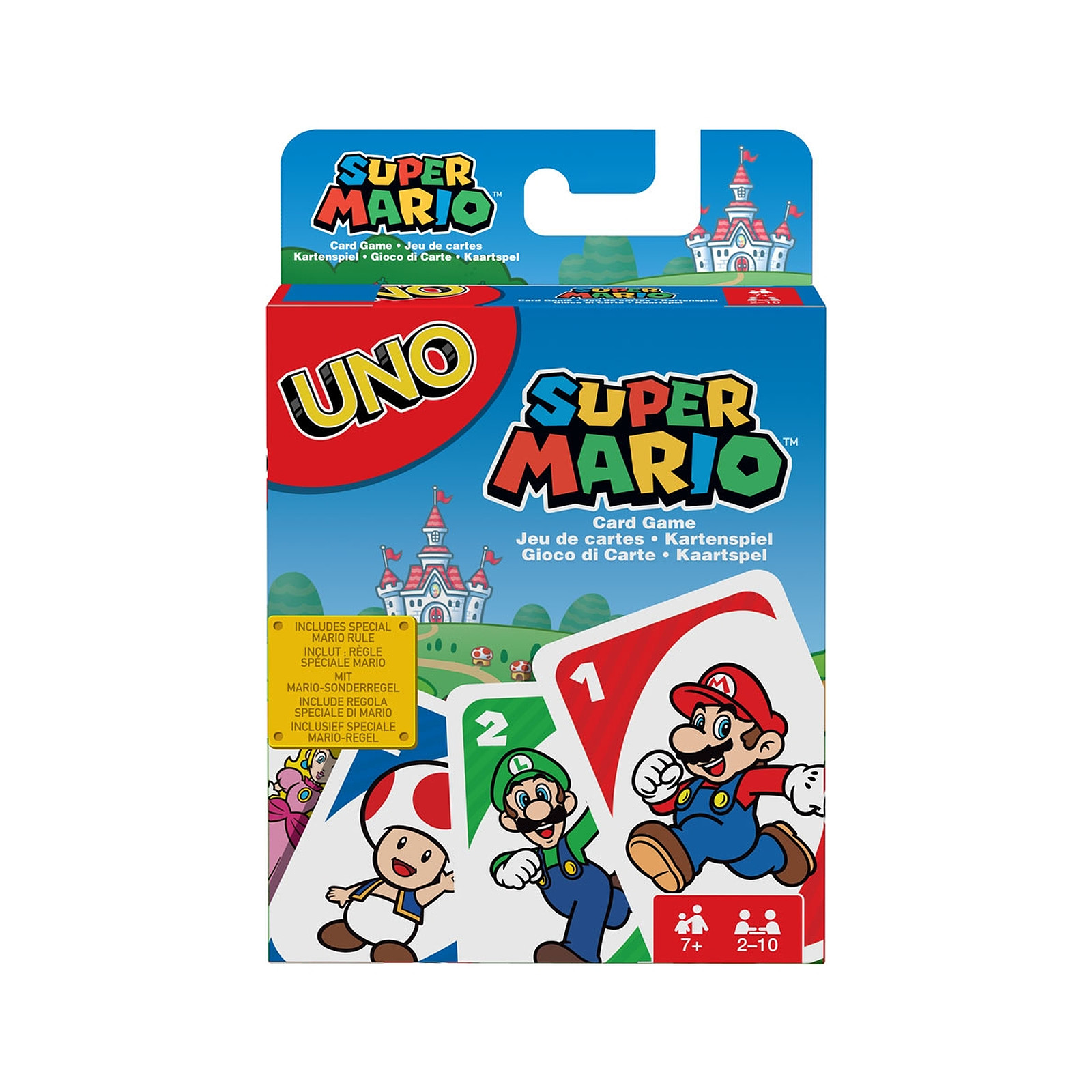 UNO - Jeu de cartes Super Mario - Jeux de societe Mattel