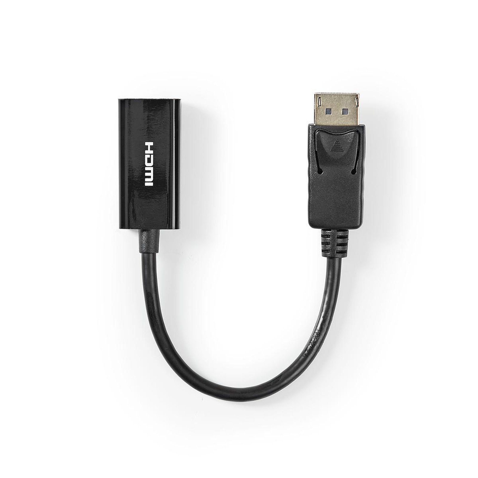 Nedis Cordon DisplayPort 1.2 / HDMI femelle (0.2 mètres) - (Noir) - DisplayPort NEDIS