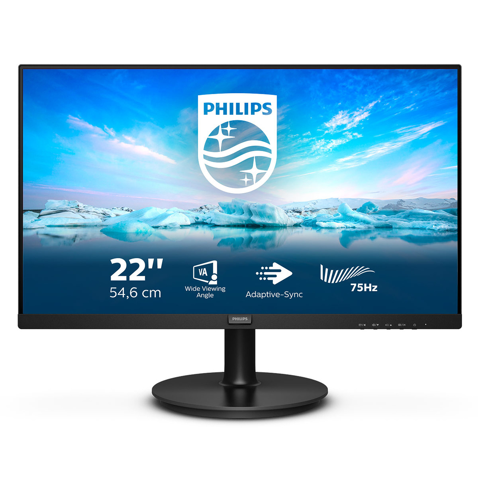 Philips 21.5" LED - 222V8LA - Ecran PC Philips