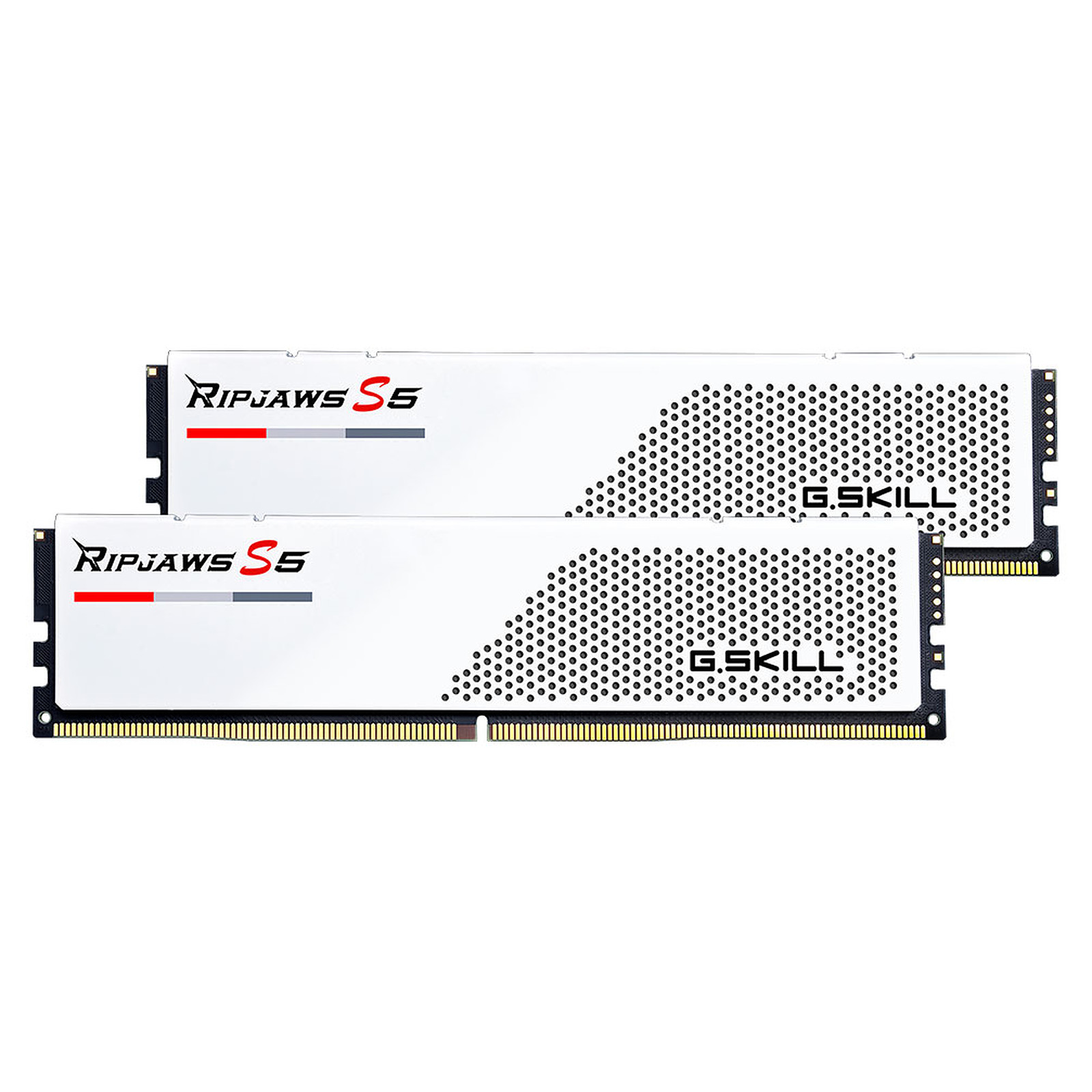G.Skill RipJaws S5 32 Go (2 x 16 Go) DDR5 5600 MHz CL30 - Blanc - Memoire PC G.Skill