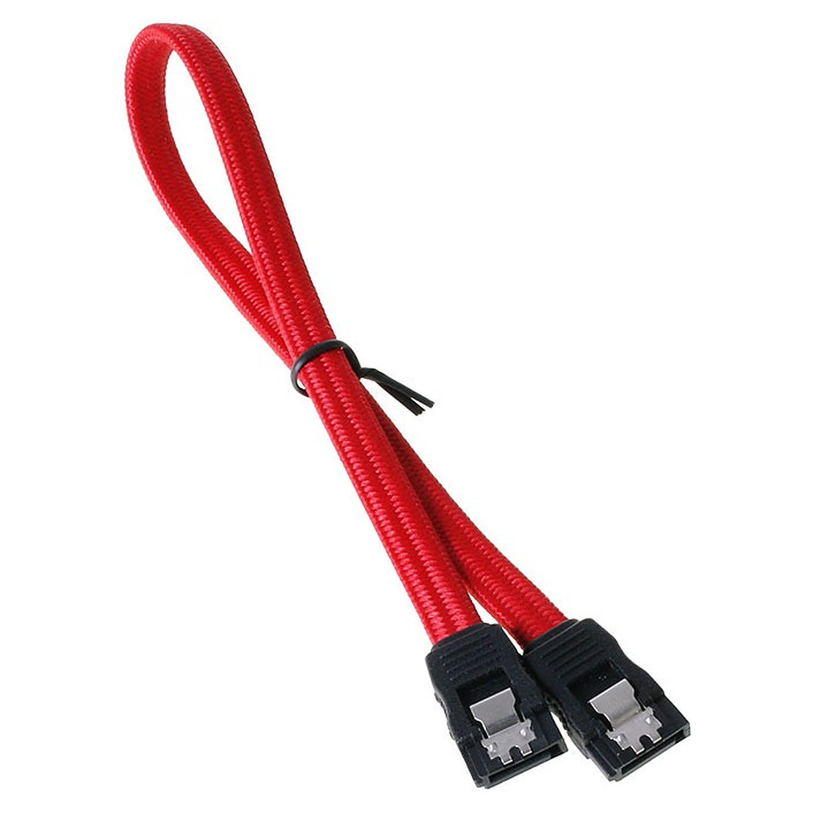 BitFenix Alchemy Red - Cable SATA gaine 30 cm (coloris rouge) - Serial ATA BitFenix