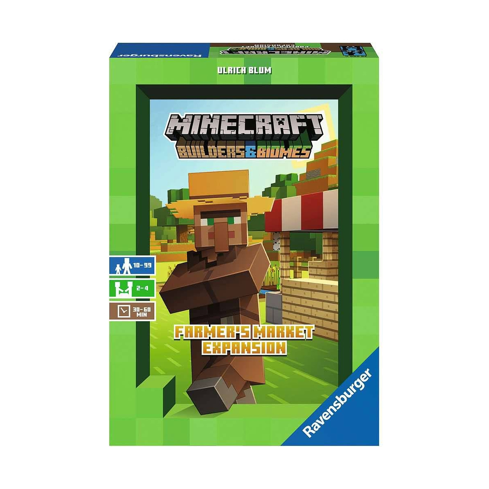 Minecraft - Extension jeu de plateau Builders & Biomes: Farmers Mark - Jeux de societe Ravensburger