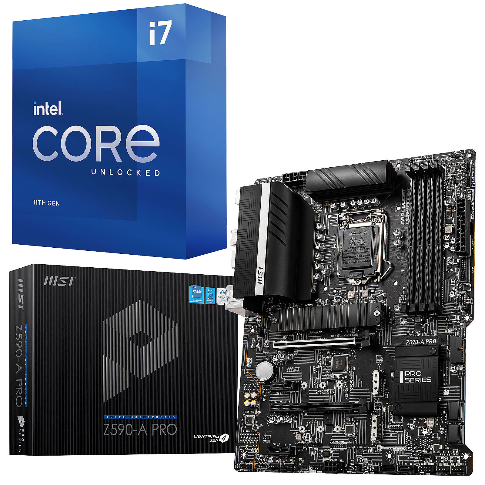 Kit Upgrade PC Core i7K MSI Z590-A PRO - Kit upgrade PC MSI