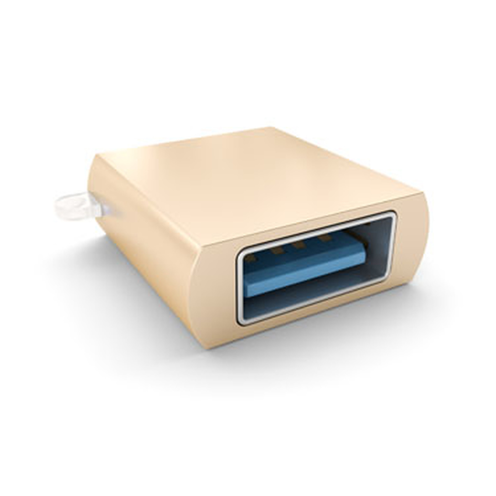 SATECHI Adaptateur USB C / USB A Gold - Accessoires Apple Satechi