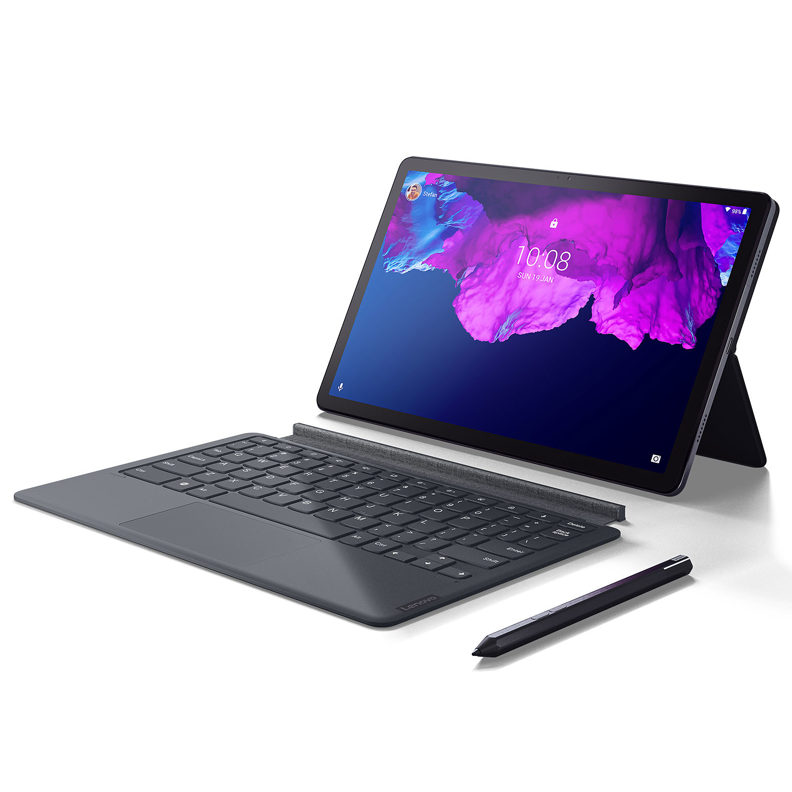 Lenovo Tab P11 Pro (ZA7C0065FR) avec pack clavier et stylet Precision Pen 2 - Tablette tactile Lenovo