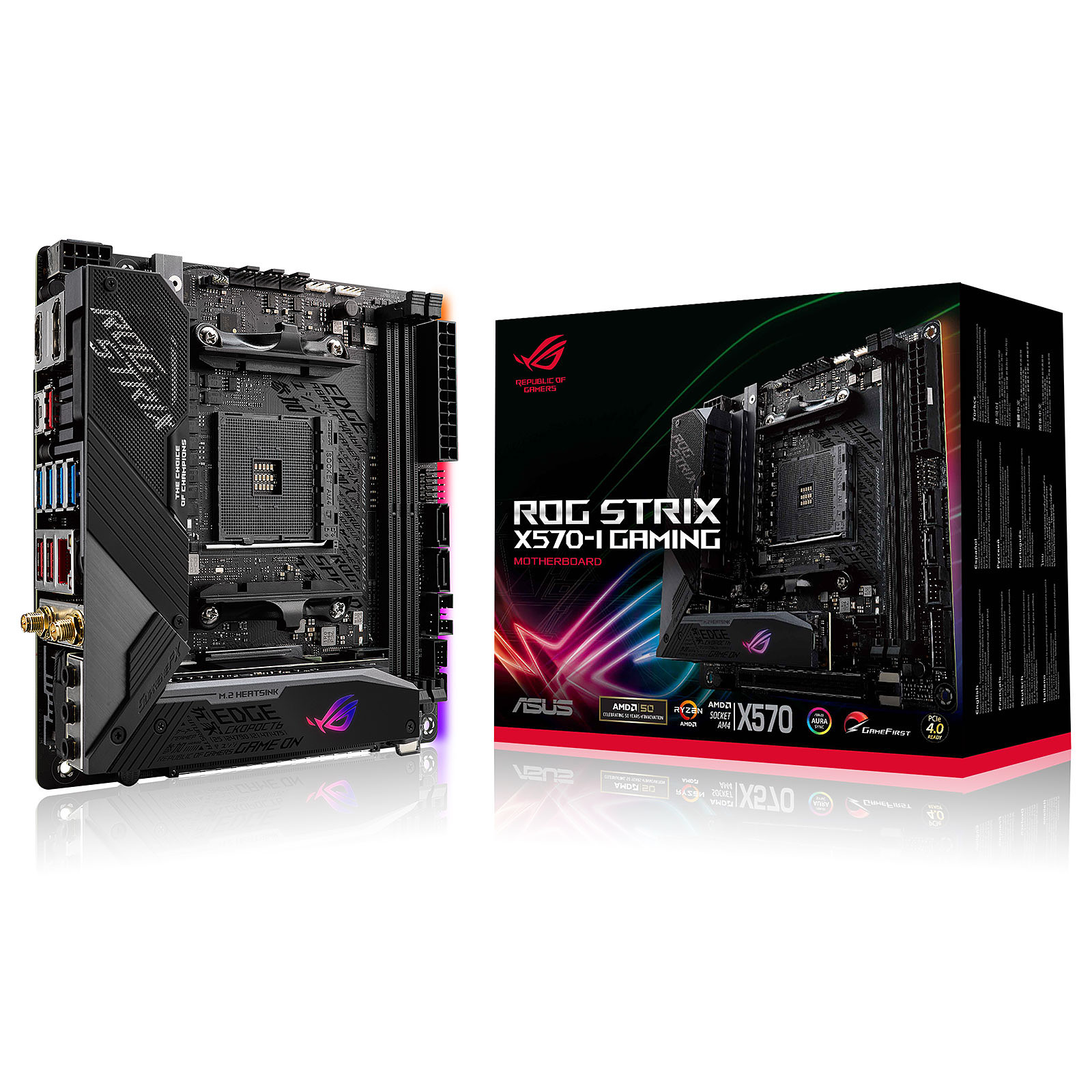 ASUS ROG STRIX X570-I GAMING · Occasion - Carte mère ASUS - Occasion