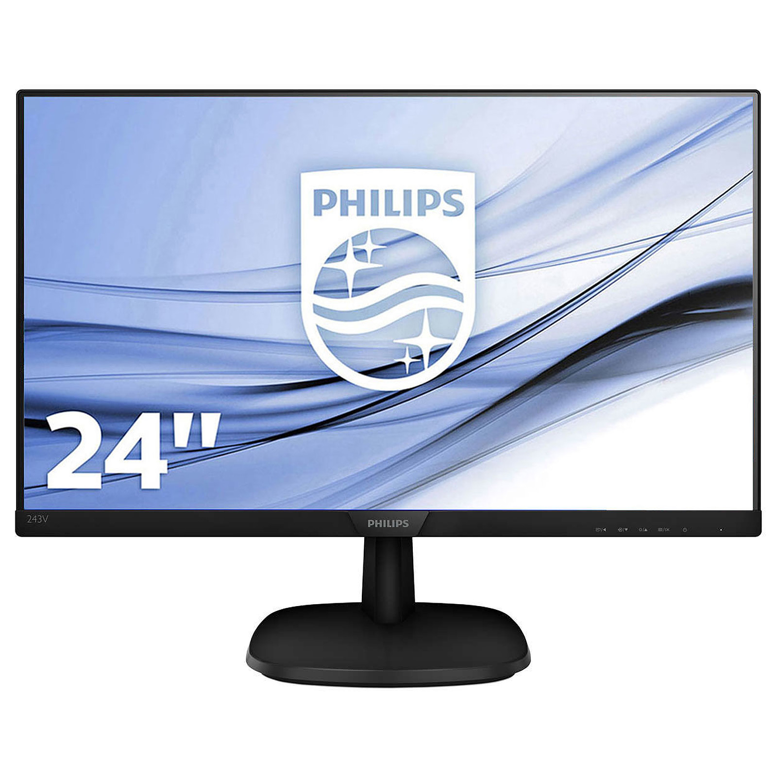 Philips 23.8" LED - 243V7QDSB/00 - Ecran PC Philips