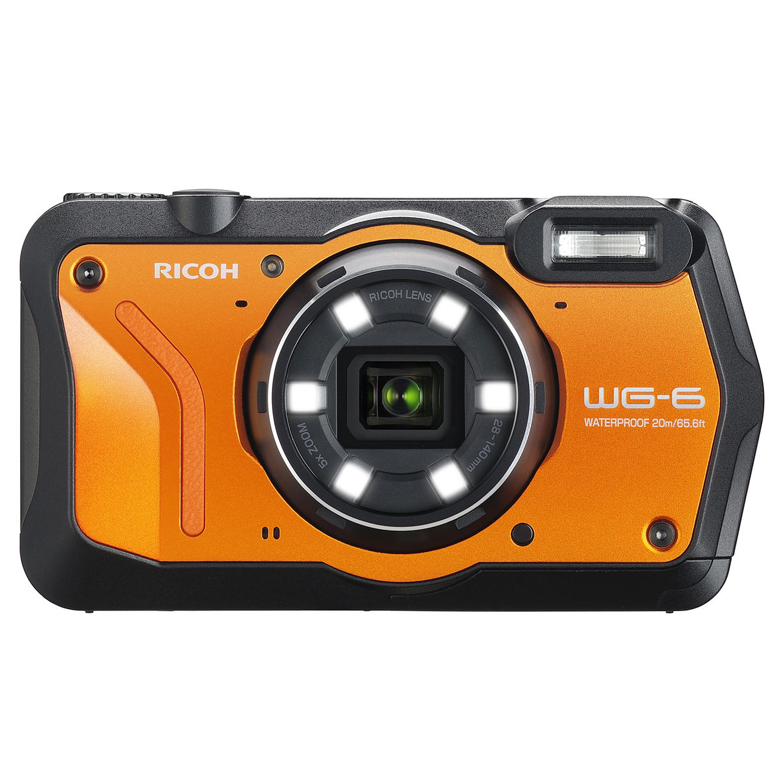 Ricoh WG-6 Orange - Appareil photo numerique Ricoh