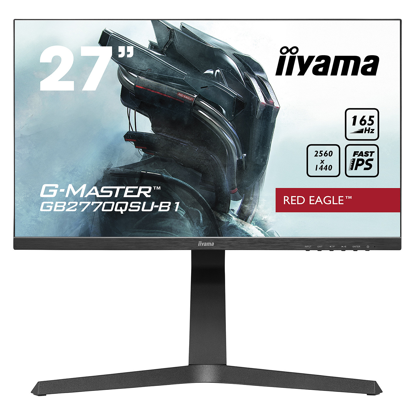 iiyama 27" LED - G-Master GB2770QSU-B1 Red Eagle - Ecran PC iiyama