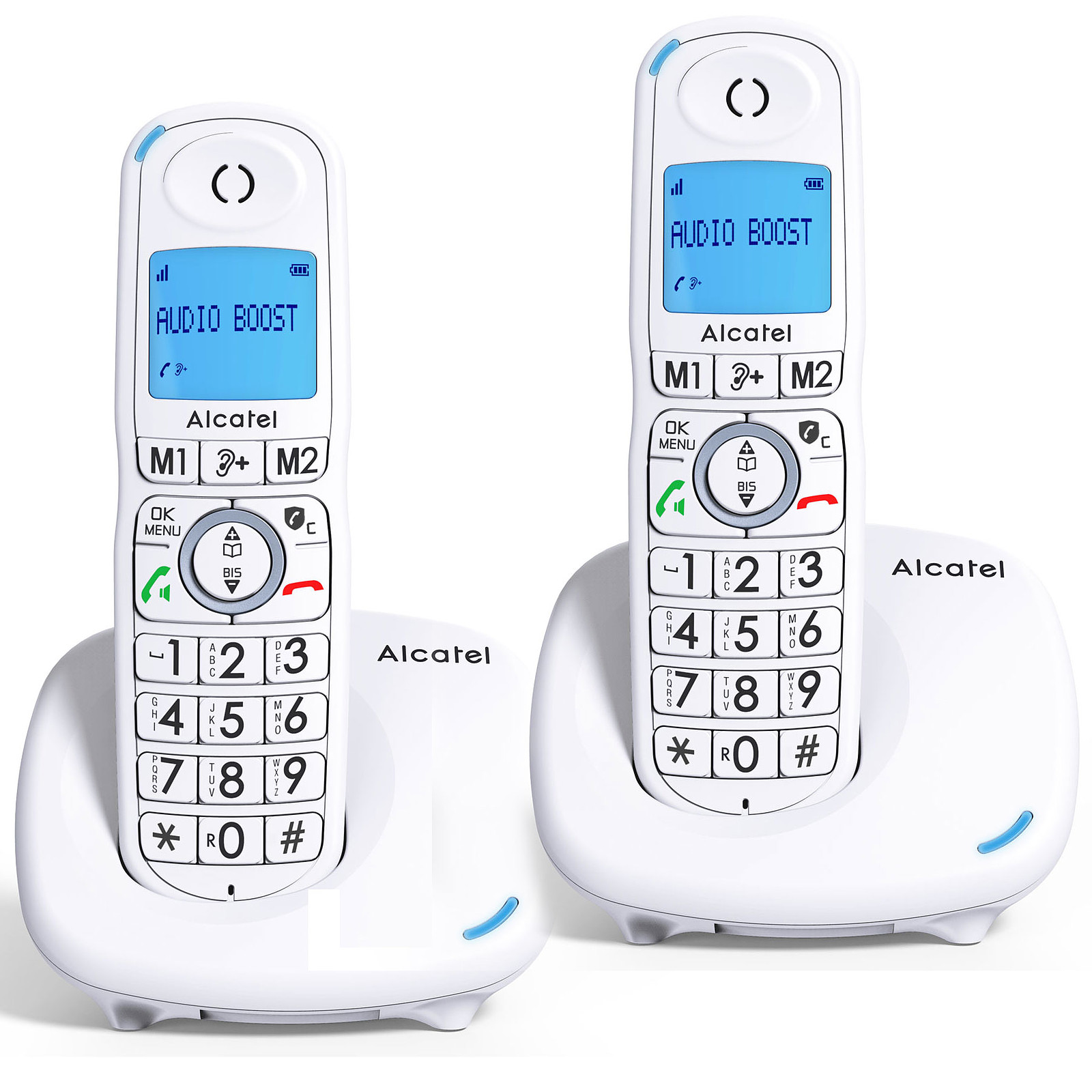 Alcatel XL585 Duo Blanc - Telephone sans fil Alcatel