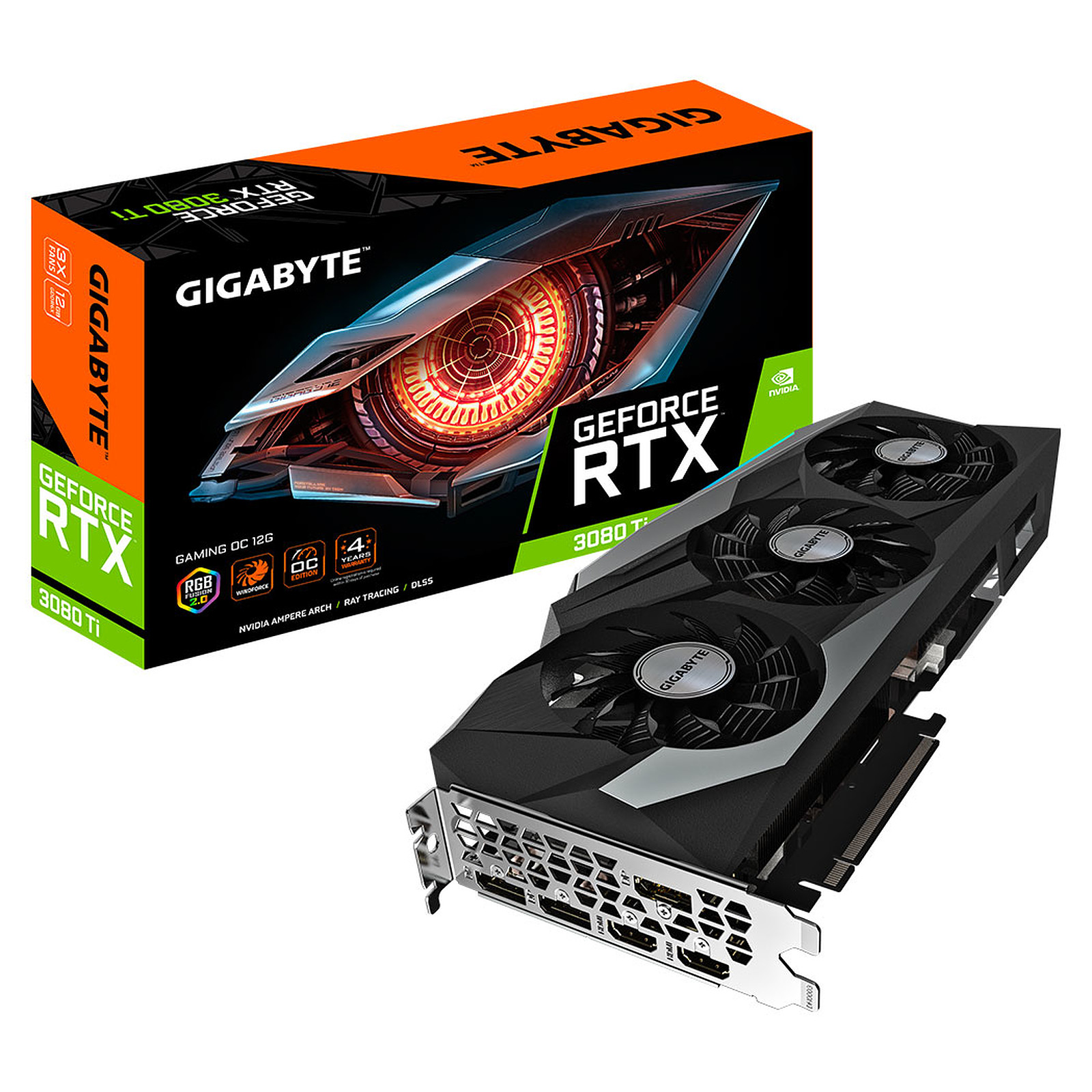 Gigabyte GeForce RTX 3080 Ti GAMING OC 12G · Occasion - Carte graphique Gigabyte - Occasion