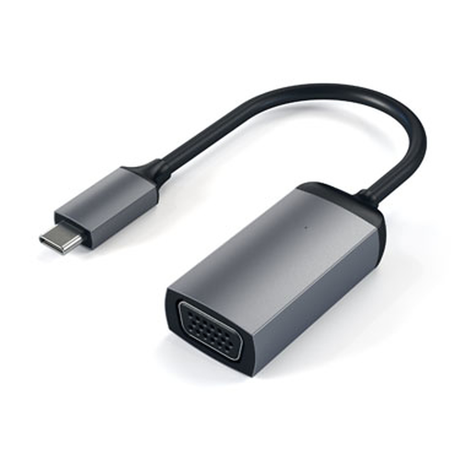 SATECHI Adaptateur USB C vers VGA Space Gray - Accessoires Apple Satechi