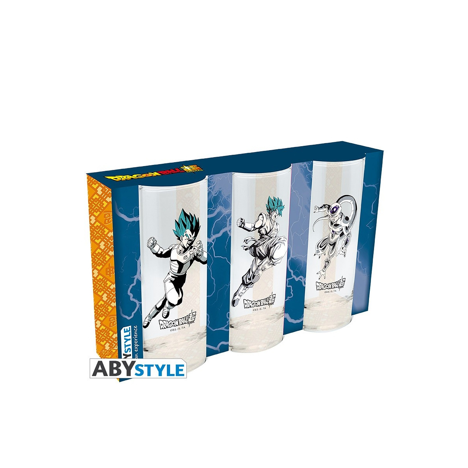 Dragon Ball Super - Set de 3 verres - Vaisselle Abystyle