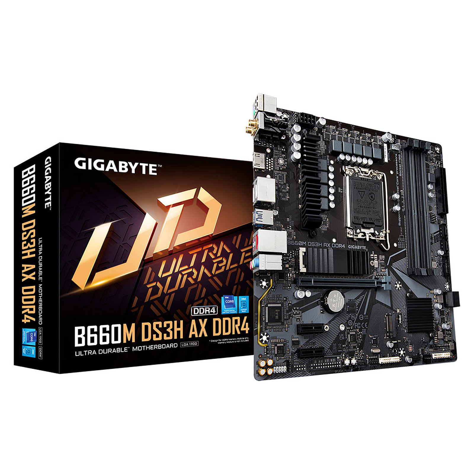 Gigabyte B660M DS3H AX DDR4 · Occasion - Carte mère Gigabyte - Occasion