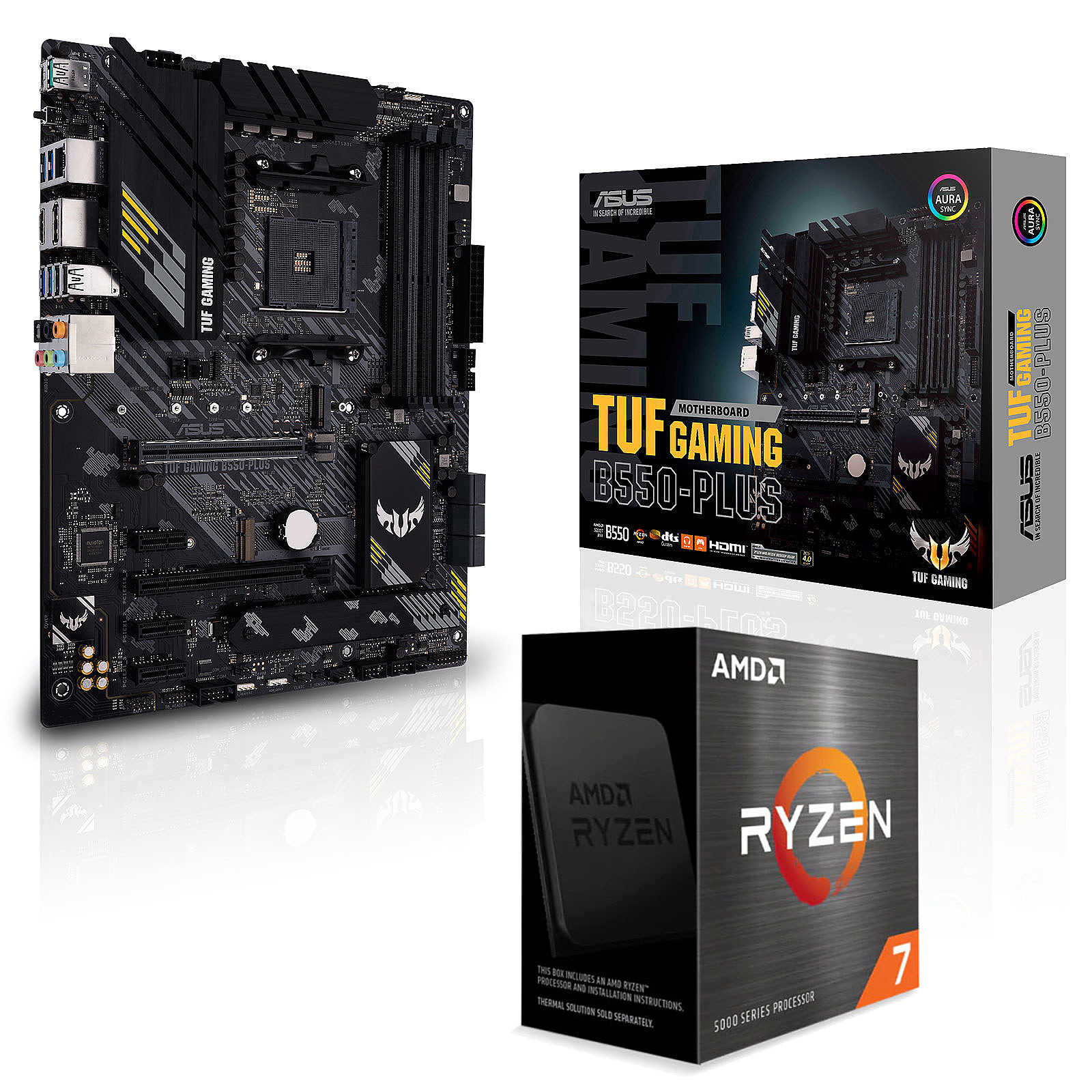 Kit Upgrade PC AMD Ryzen 7 5800X ASUS TUF GAMING B550-PLUS - Kit upgrade PC ASUS