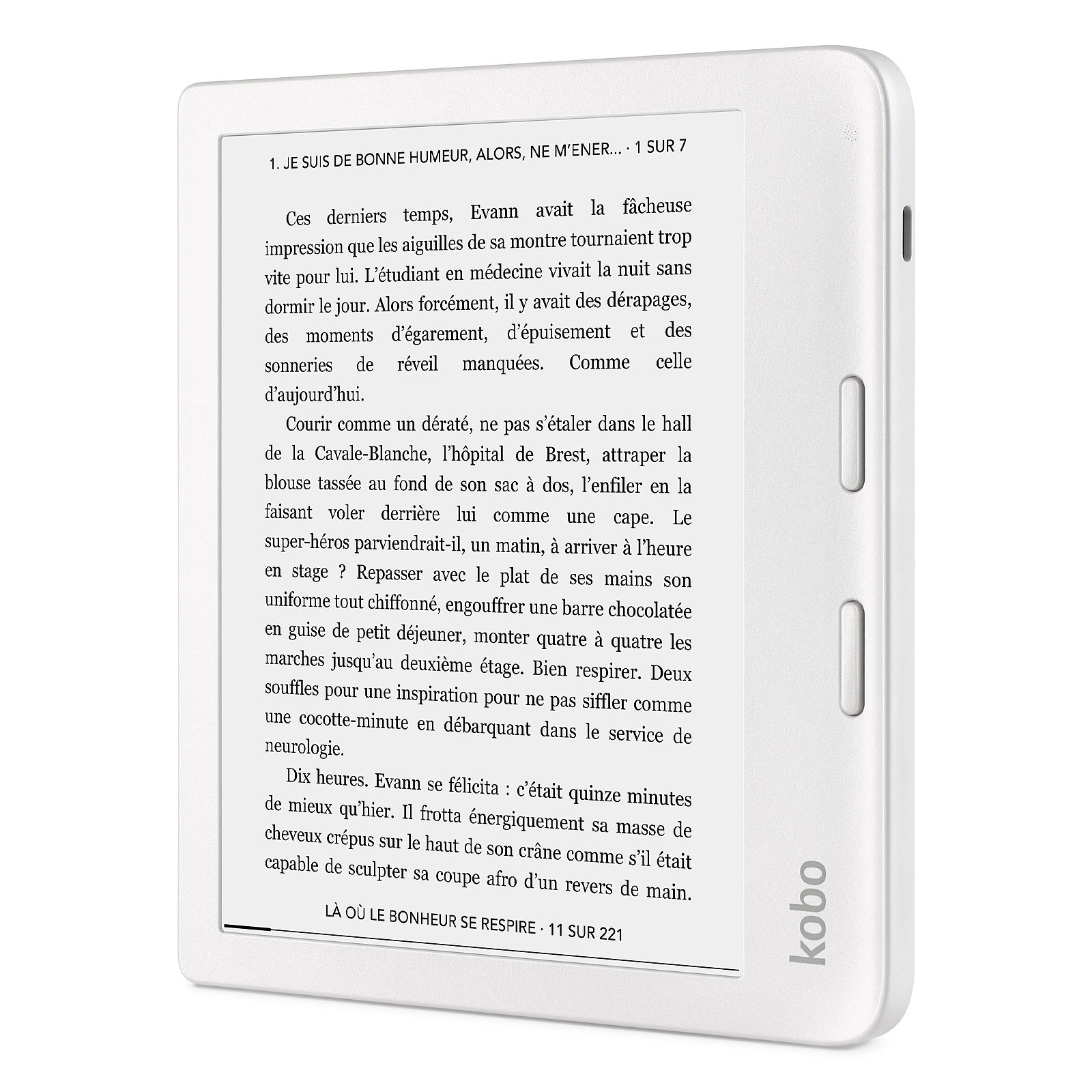 Kobo Libra 2 Blanc - Liseuse eBook Kobo