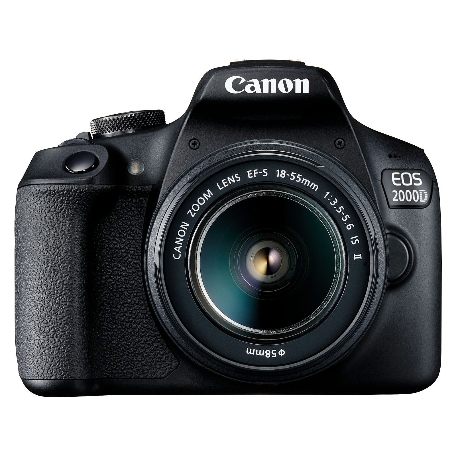 Canon EOS 2000D + EF-S 18-55 mm IS II - Appareil photo Reflex Canon