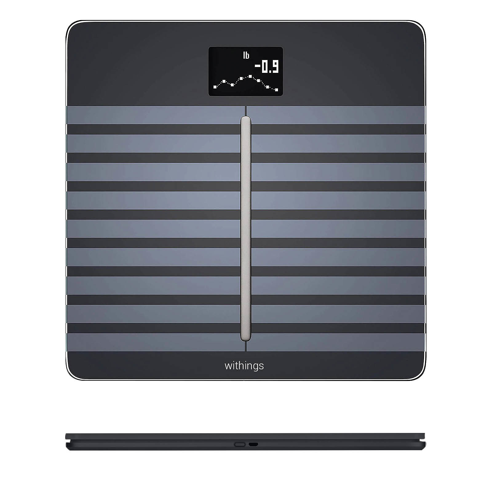 Withings Balance connectee Wifi et Bluetooth 8 Utilisateurs Body Cardio Noir - Balance connectee Withings