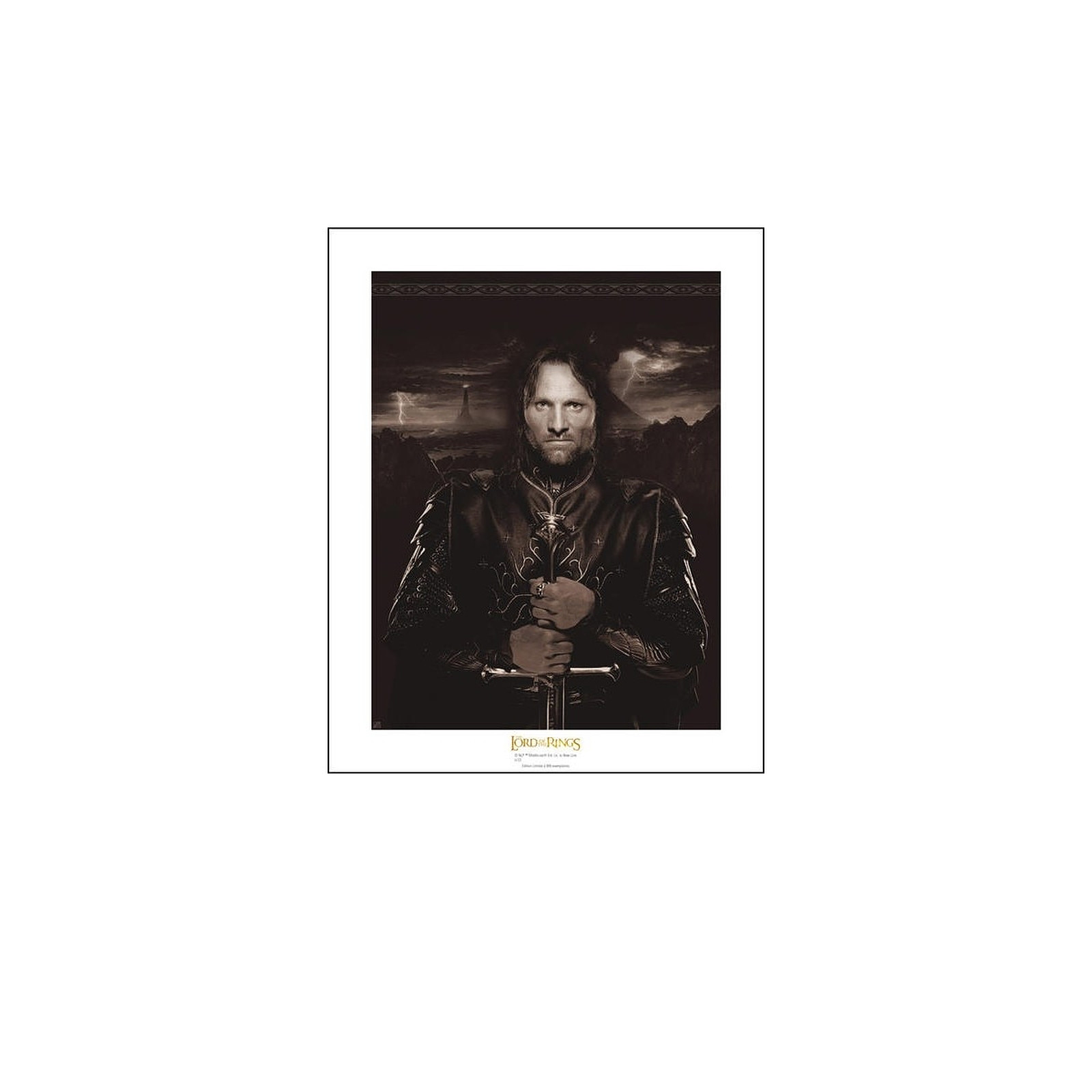 LORD OF THE RING - Collector Artprint ARAGORN - Posters Abystyle