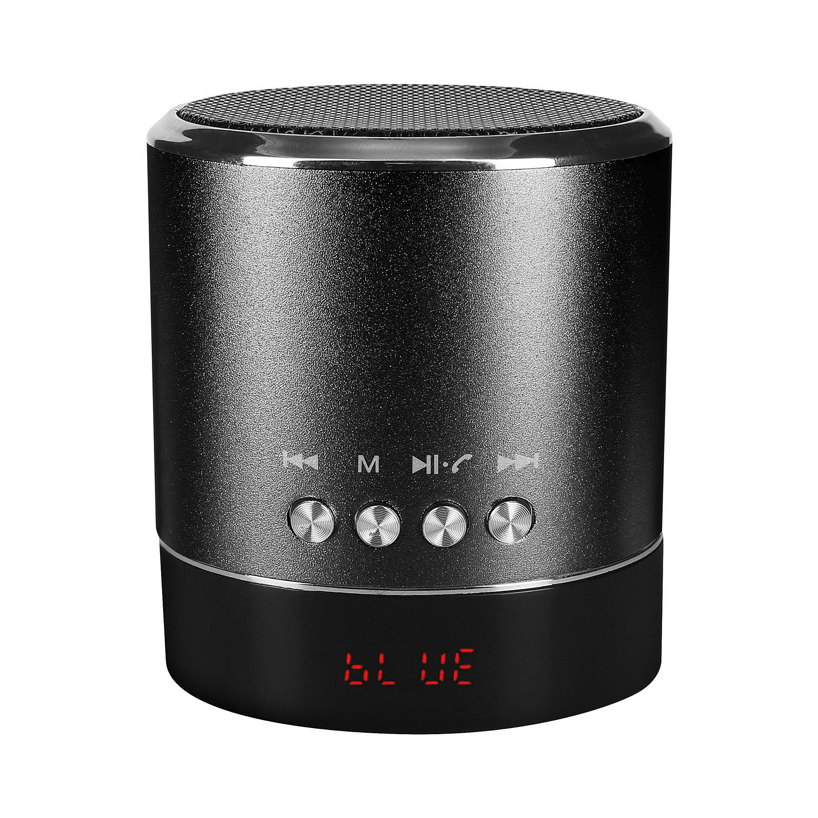 Avizar Mini Enceinte Bluetooth avec Bass Puissante Fonction Radio Metallise Noir - Enceinte Bluetooth Avizar