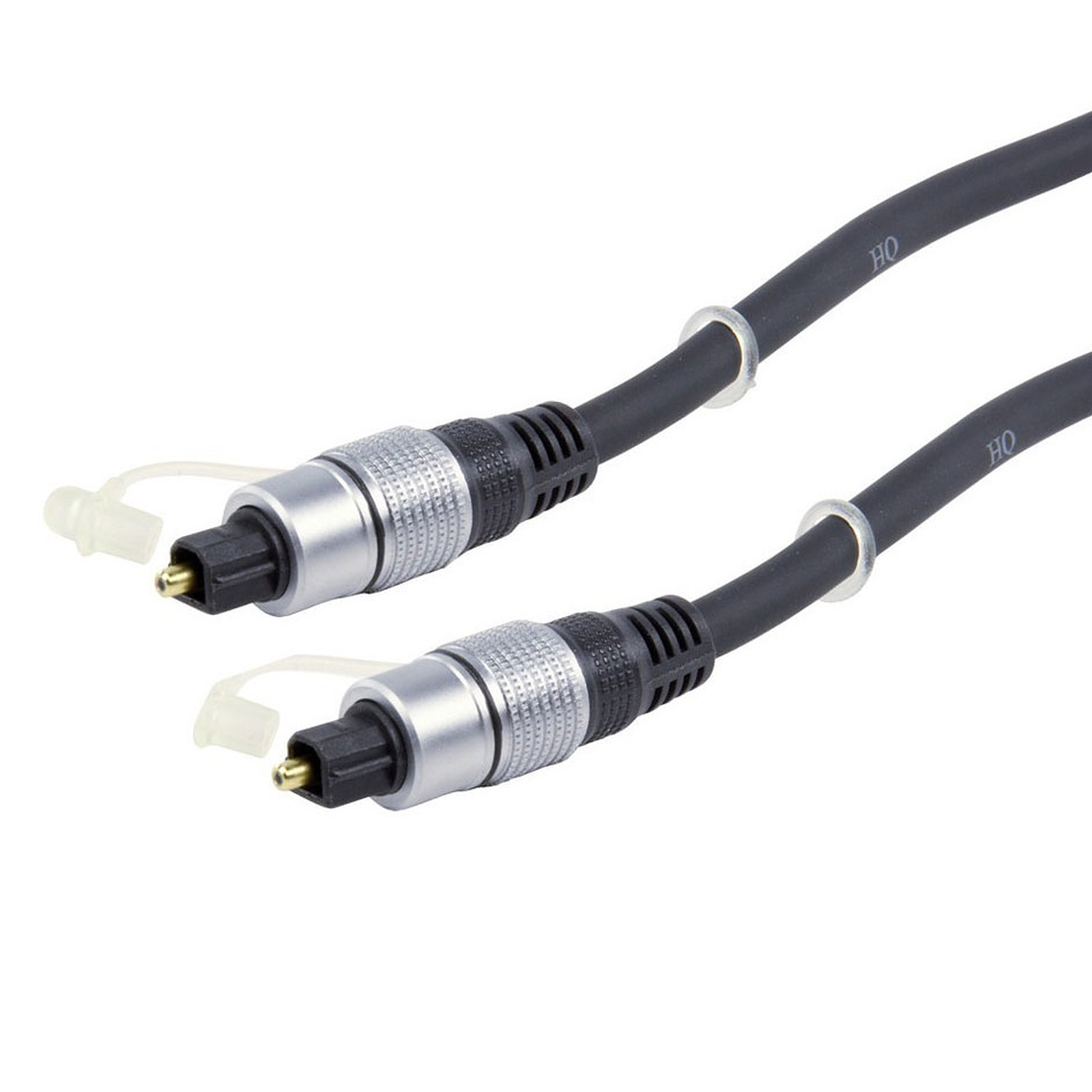 Cordon audio numerique optique Toslink haute qualite male/male (10 mètres) - Cable audio numerique Generique