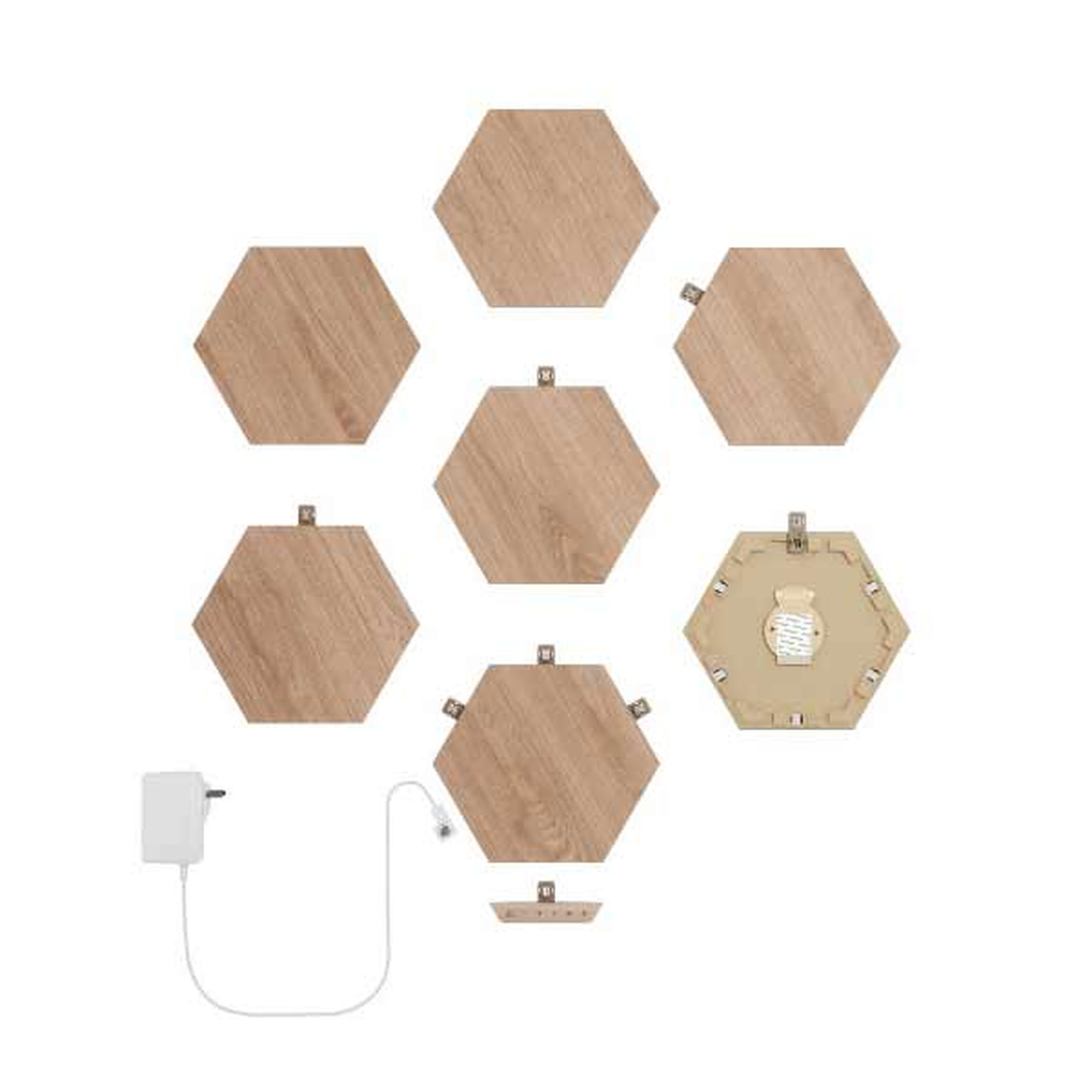Nanoleaf Elements Hexagones Starter Kit (7 pièces) - Lampe connectee Nanoleaf