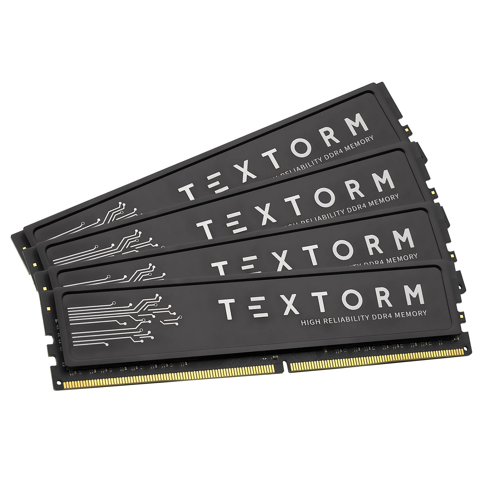 Textorm 64 Go (4x 16 Go) DDR4 3200 MHz CL16 - Memoire PC Textorm