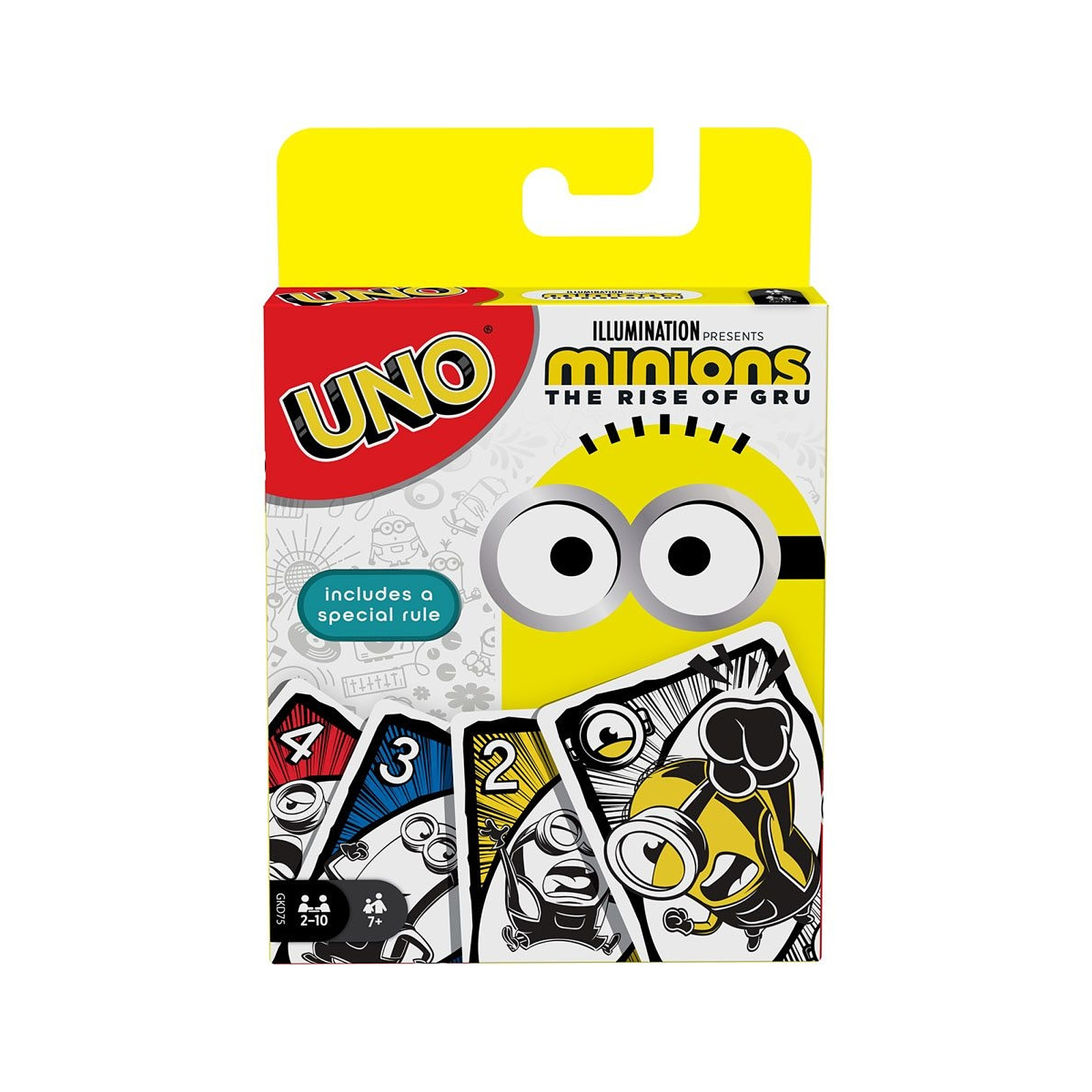 UNO - Jeu de cartes Les Minions 2 - Jeux de societe Mattel