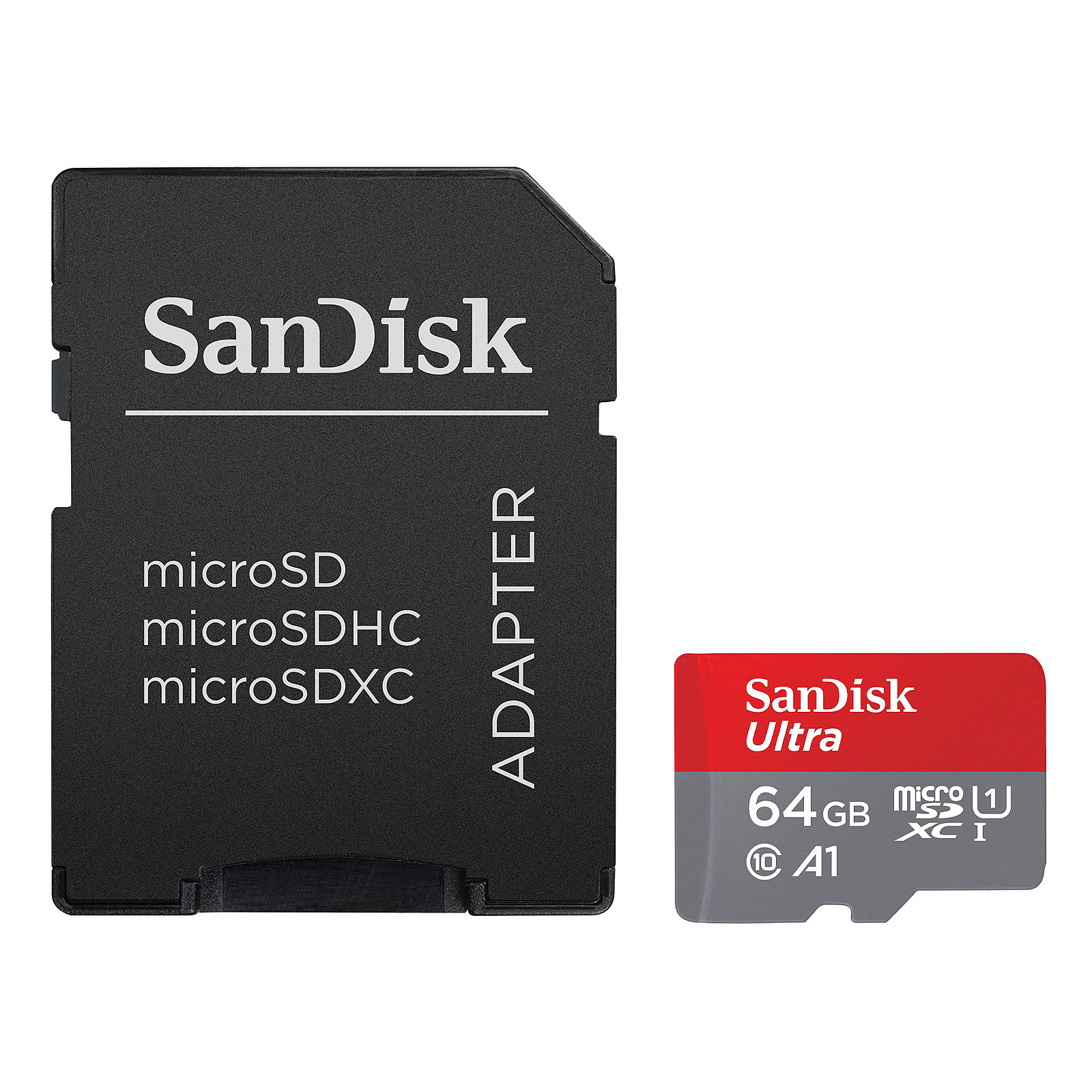 SanDisk Ultra Chromebook microSD UHS-I U1 64 Go + Adaptateur SD - Carte memoire Sandisk