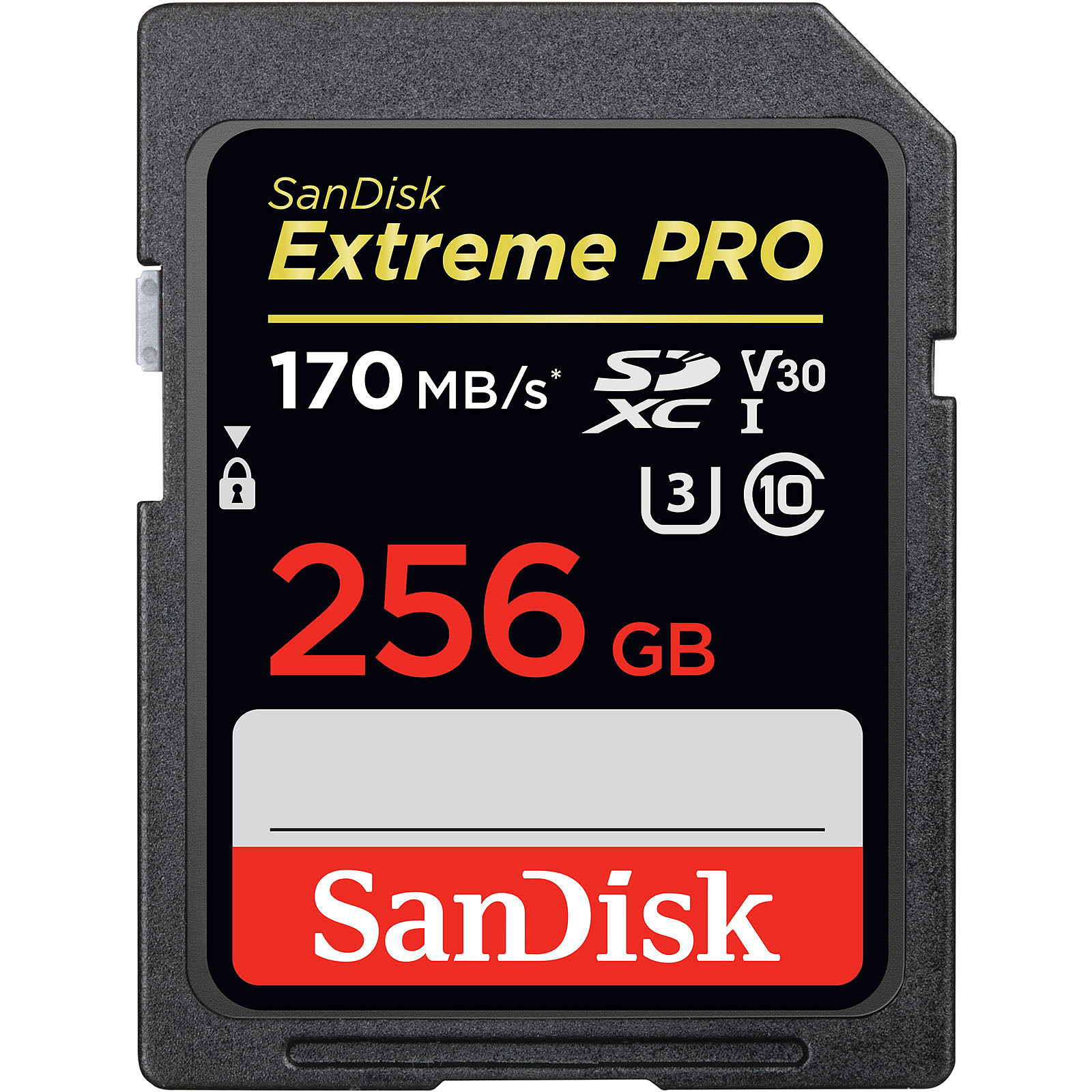 SanDisk Carte memoire SDXC Extreme PRO UHS-I U3 256 Go - Carte memoire Sandisk