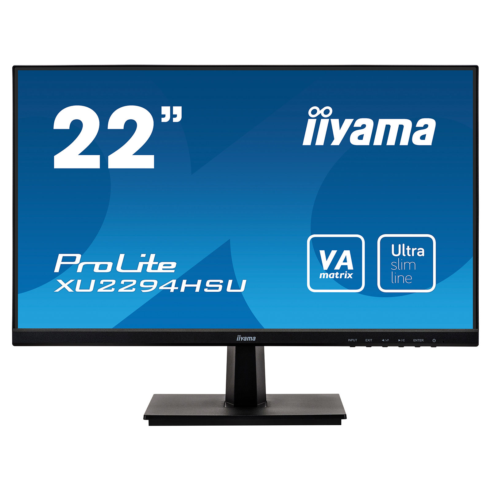 iiyama 21.5" LED - Prolite XU2294HSU-B1 - Ecran PC iiyama