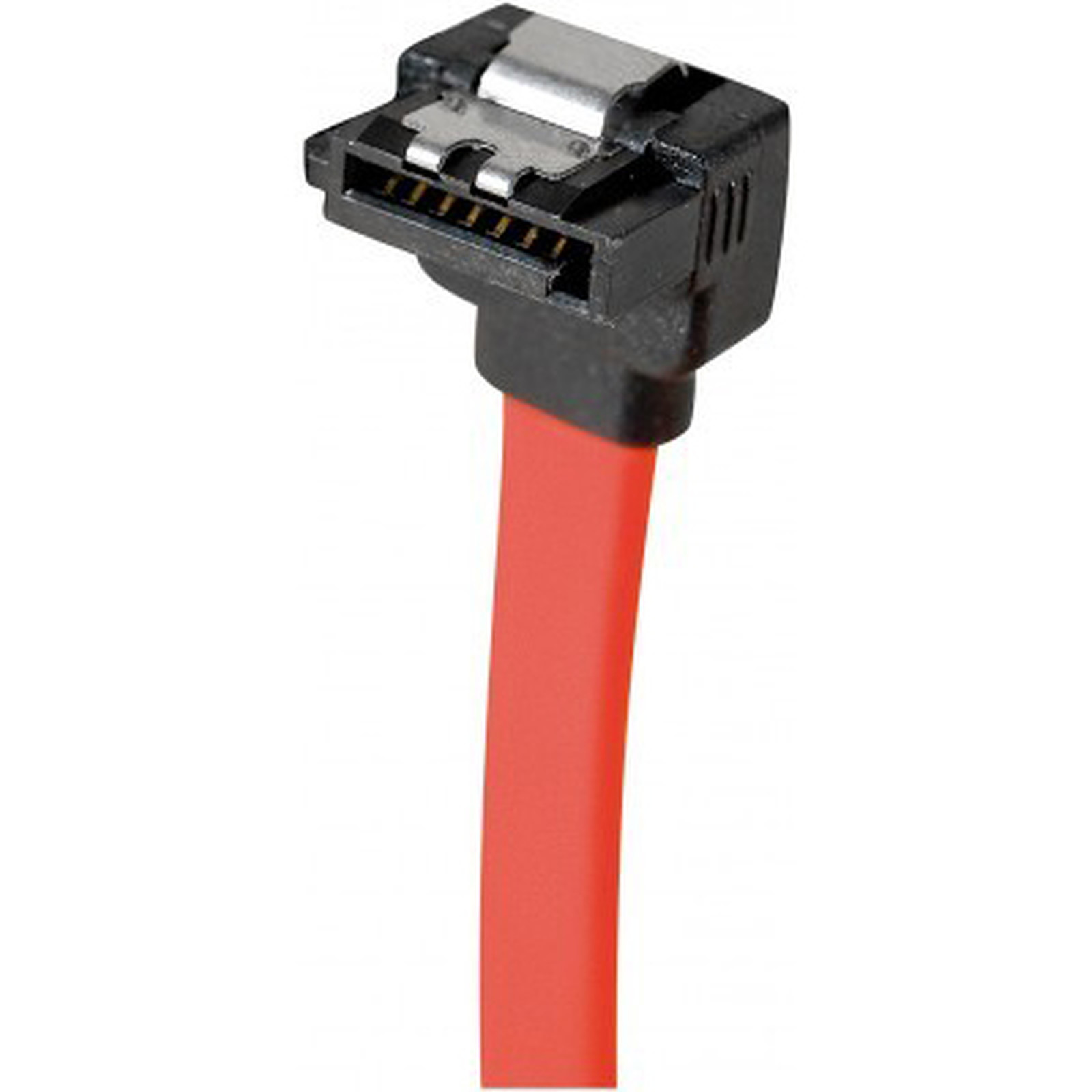Cable SATA coude vers le bas avec verrou (50 cm) - Serial ATA Generique