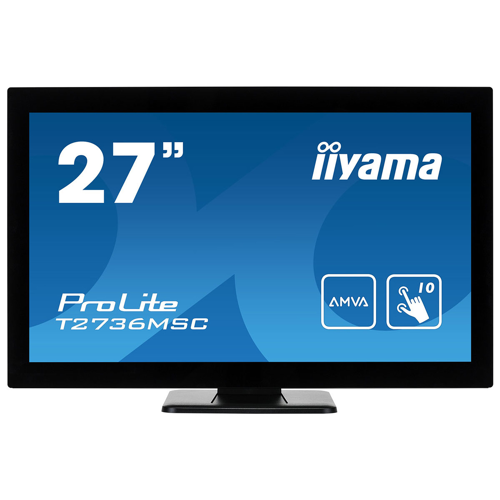 iiyama 27" LED Tactile - ProLite T2736MSC-B1 - Ecran PC iiyama - Occasion