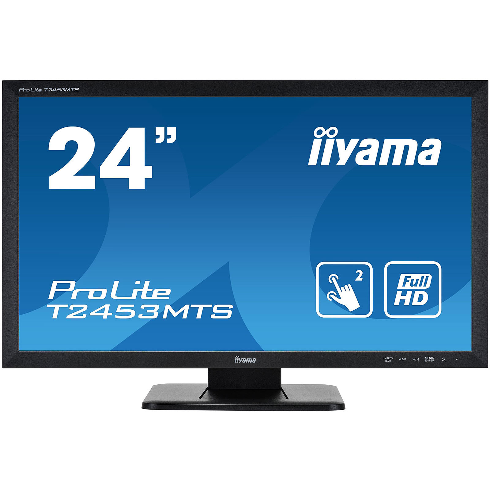iiyama 24" LED Tactile - ProLite T2453MTS-B1 - Ecran PC iiyama