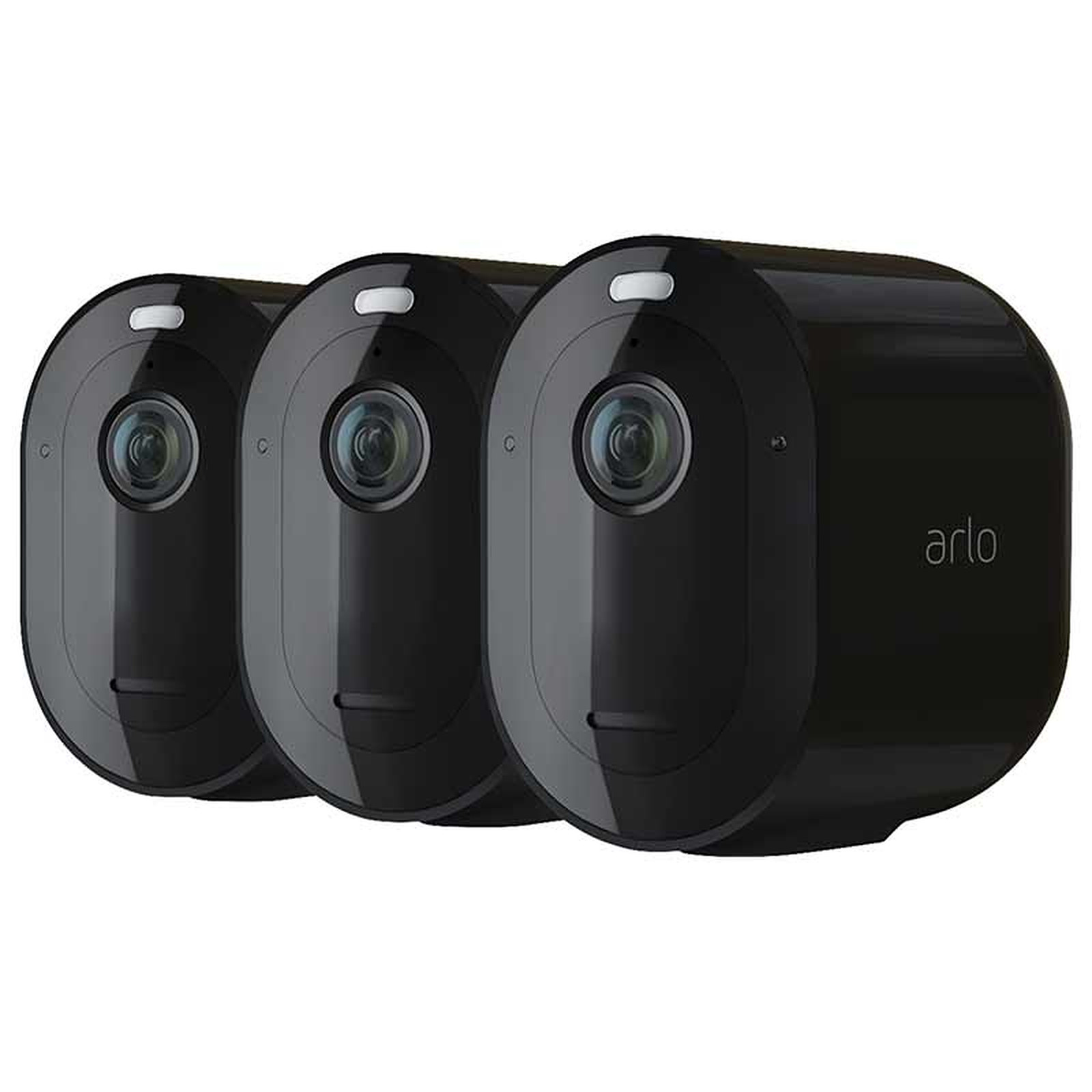 Arlo Pro 4 Pack 3 Cameras - Noir (VMC4350B) - Camera de surveillance Arlo
