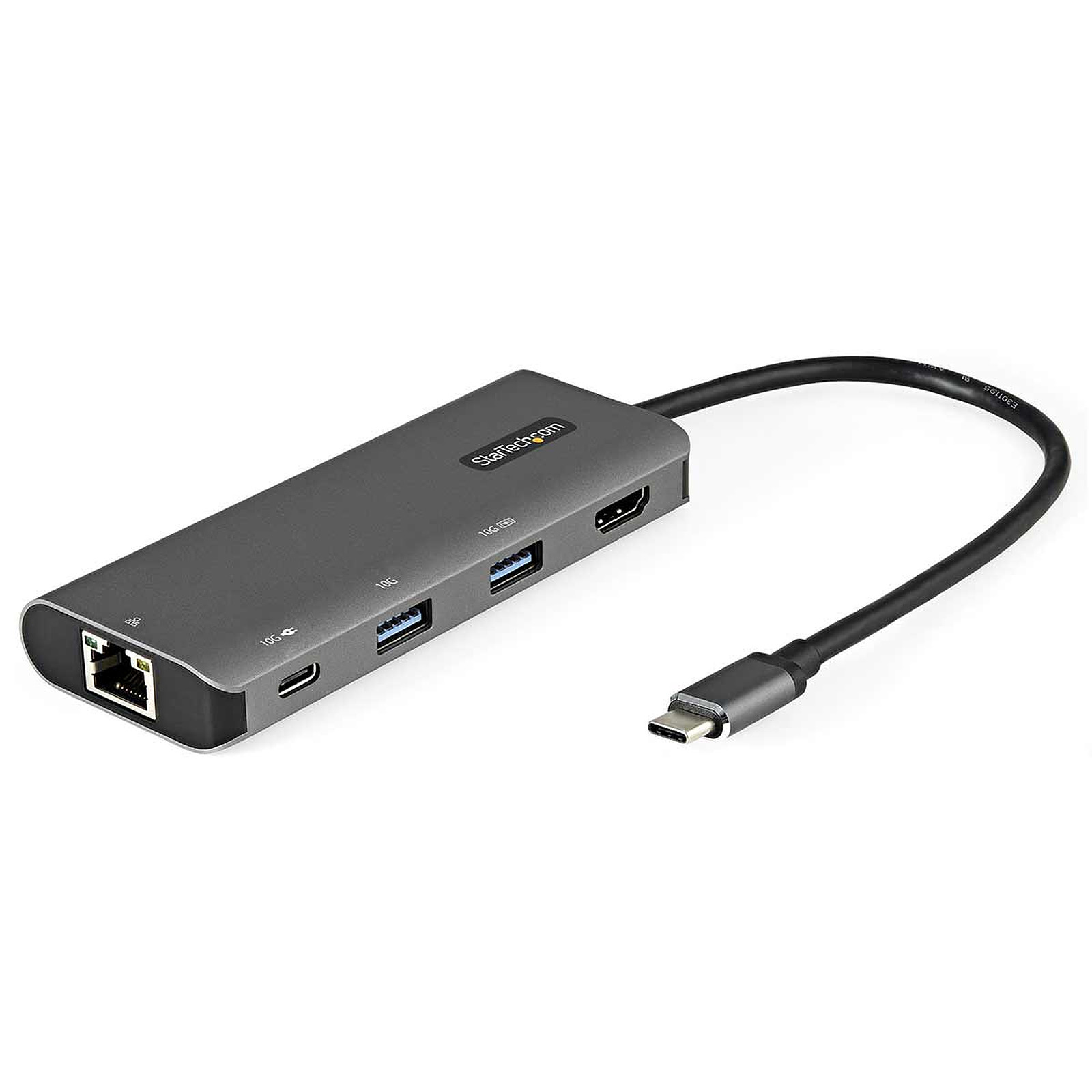 StarTech.com Adaptateur multiport USB-C avec HDMI 4K + USB 3.0 + Ethernet + PD - Station d'accueil PC portable StarTech.com