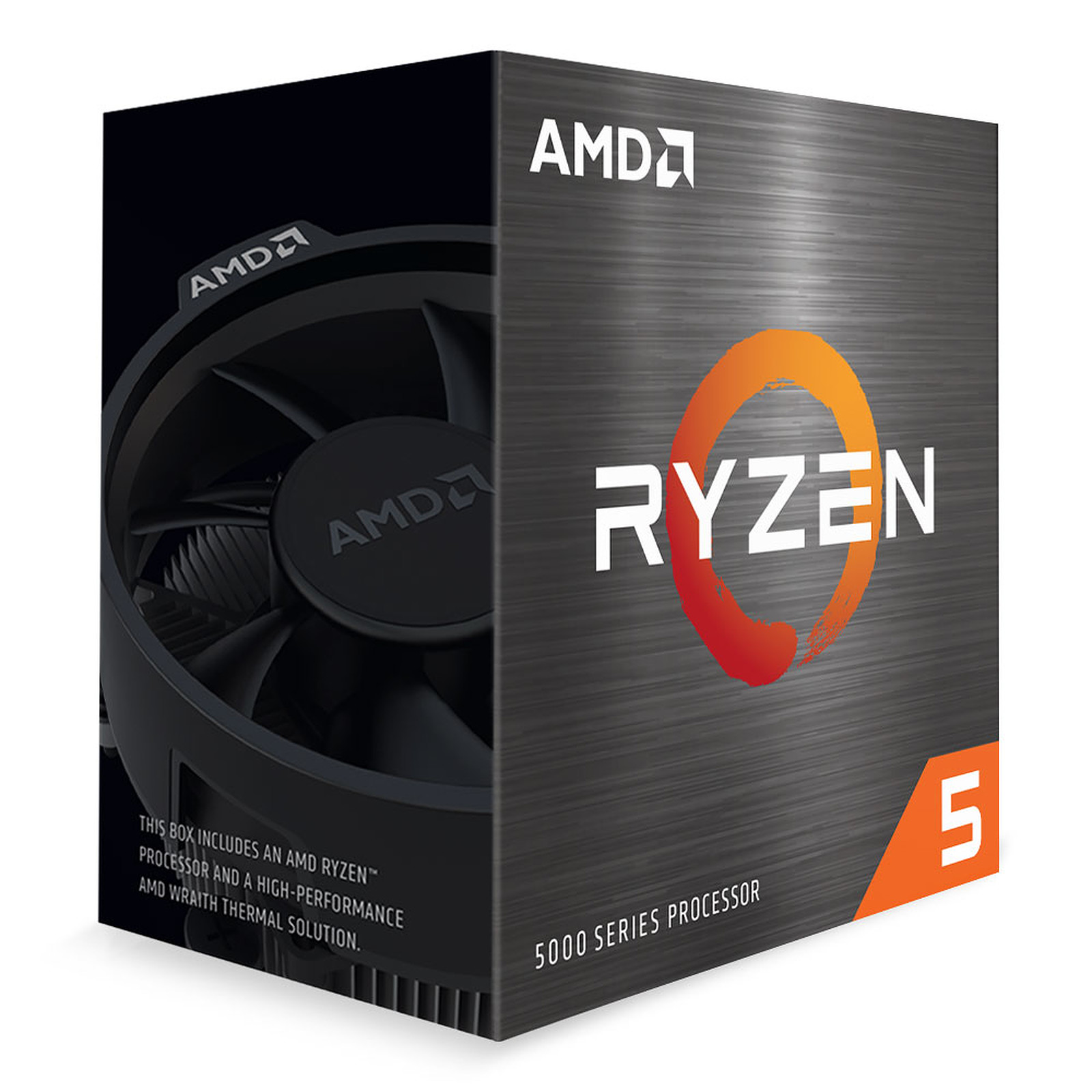 AMD Ryzen 5 5600X Wraith Stealth (3.7 GHz / 4.6 GHz) - Processeur AMD