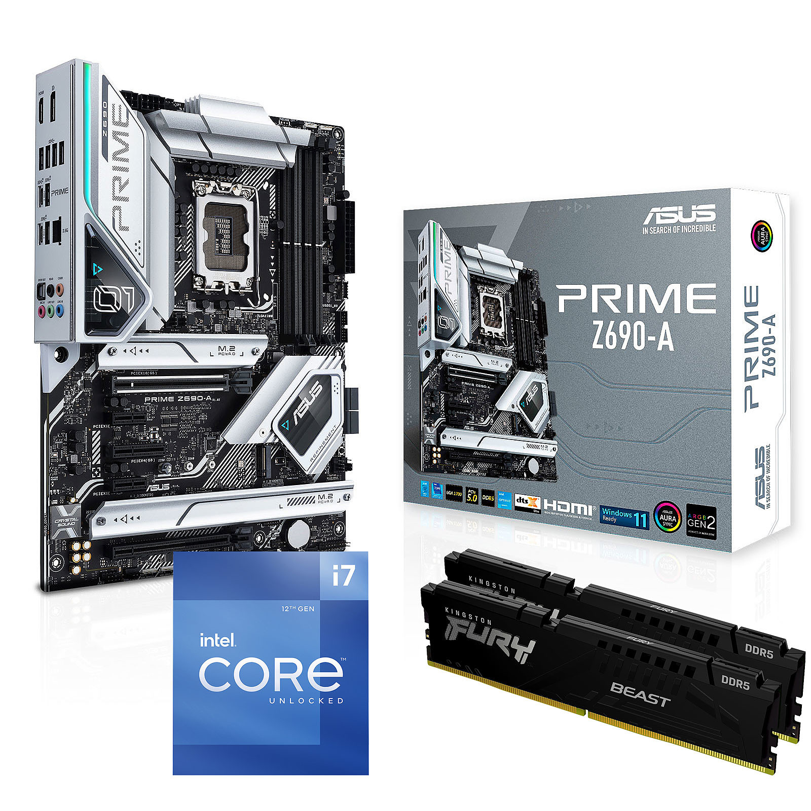 Kit Upgrade PC Core Intel Core i7-12700K 32 GB ASUS PRIME Z690-A - Kit upgrade PC ASUS
