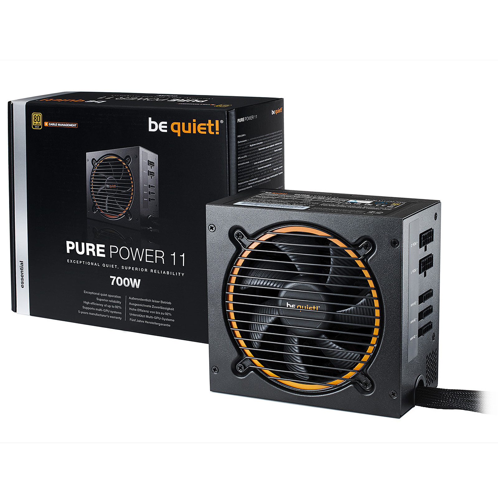be quiet! Pure Power 11 700W CM 80PLUS Gold - Alimentation PC Be Quiet !