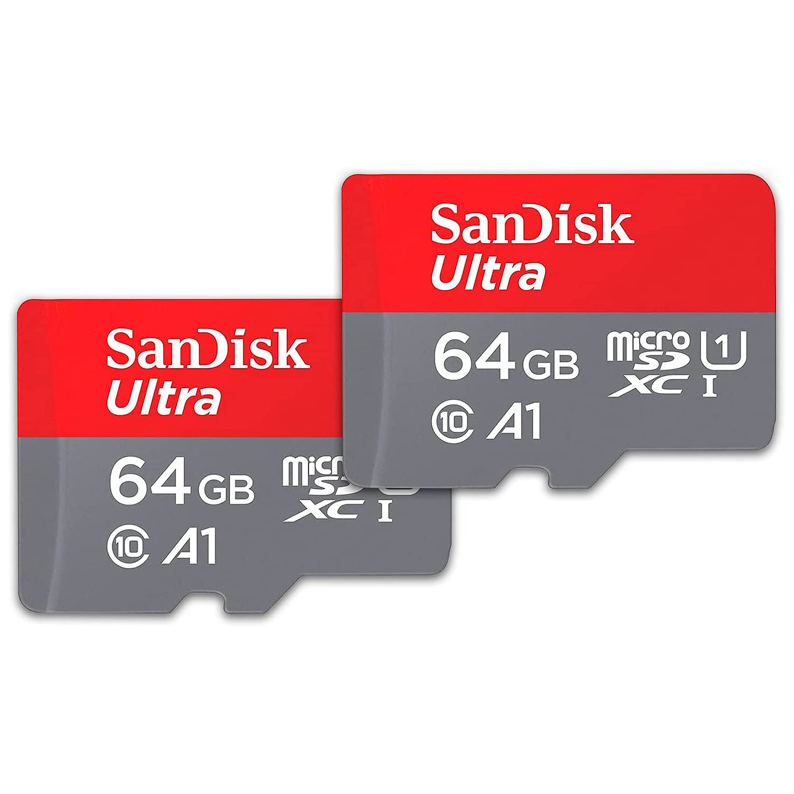 SanDisk Ultra microSD UHS-I U1 64 Go + Adaptateur SD (SDSQUA4-064G-GN6MT) - Carte memoire Sandisk