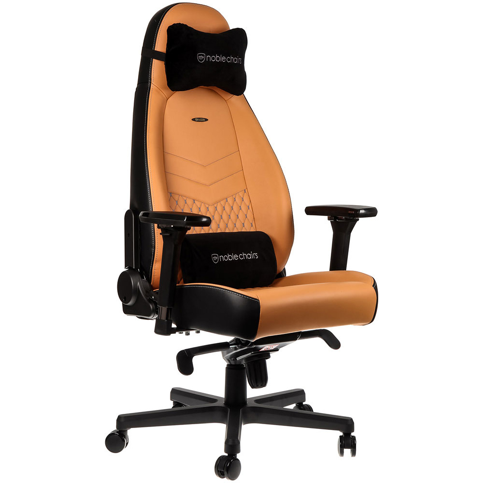 Noblechairs Icon Cuir (cognac) - Fauteuil gamer Noblechairs