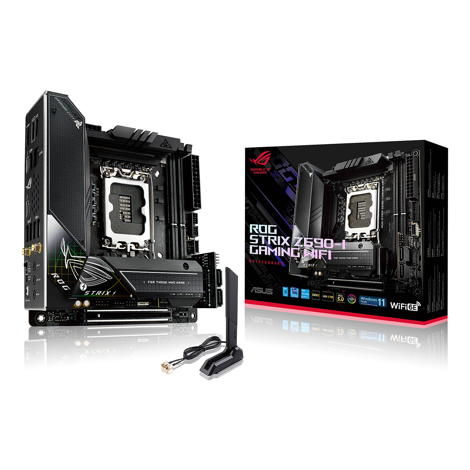 ASUS ROG STRIX Z690-I GAMING WIFI · Occasion - Carte mère ASUS - Occasion
