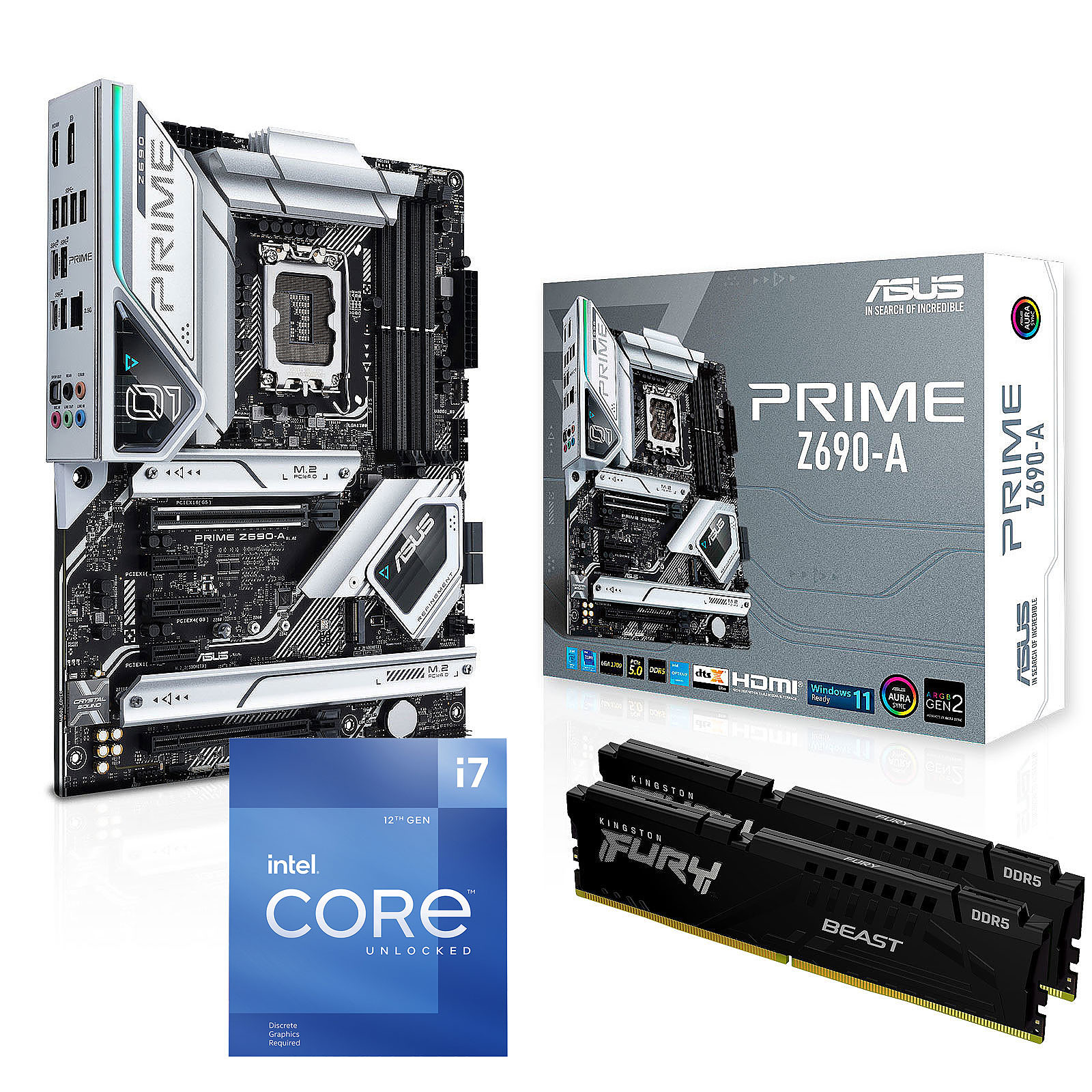 Kit Upgrade PC Core Intel Core i7-12700KF 32 GB ASUS PRIME Z690-A - Kit upgrade PC ASUS
