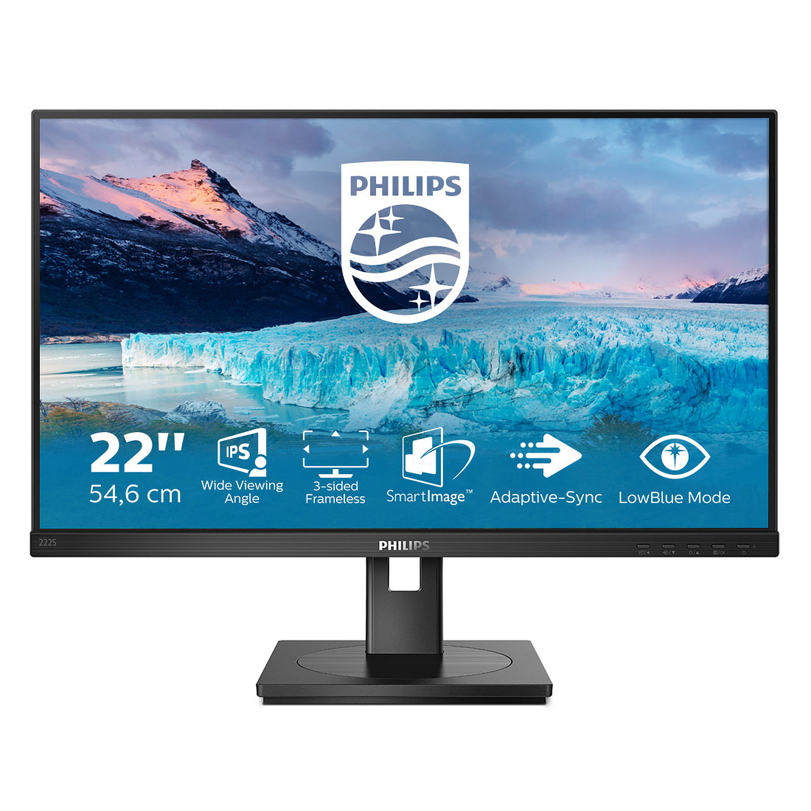 Philips 21.5" LED - 222S1AE - Ecran PC Philips