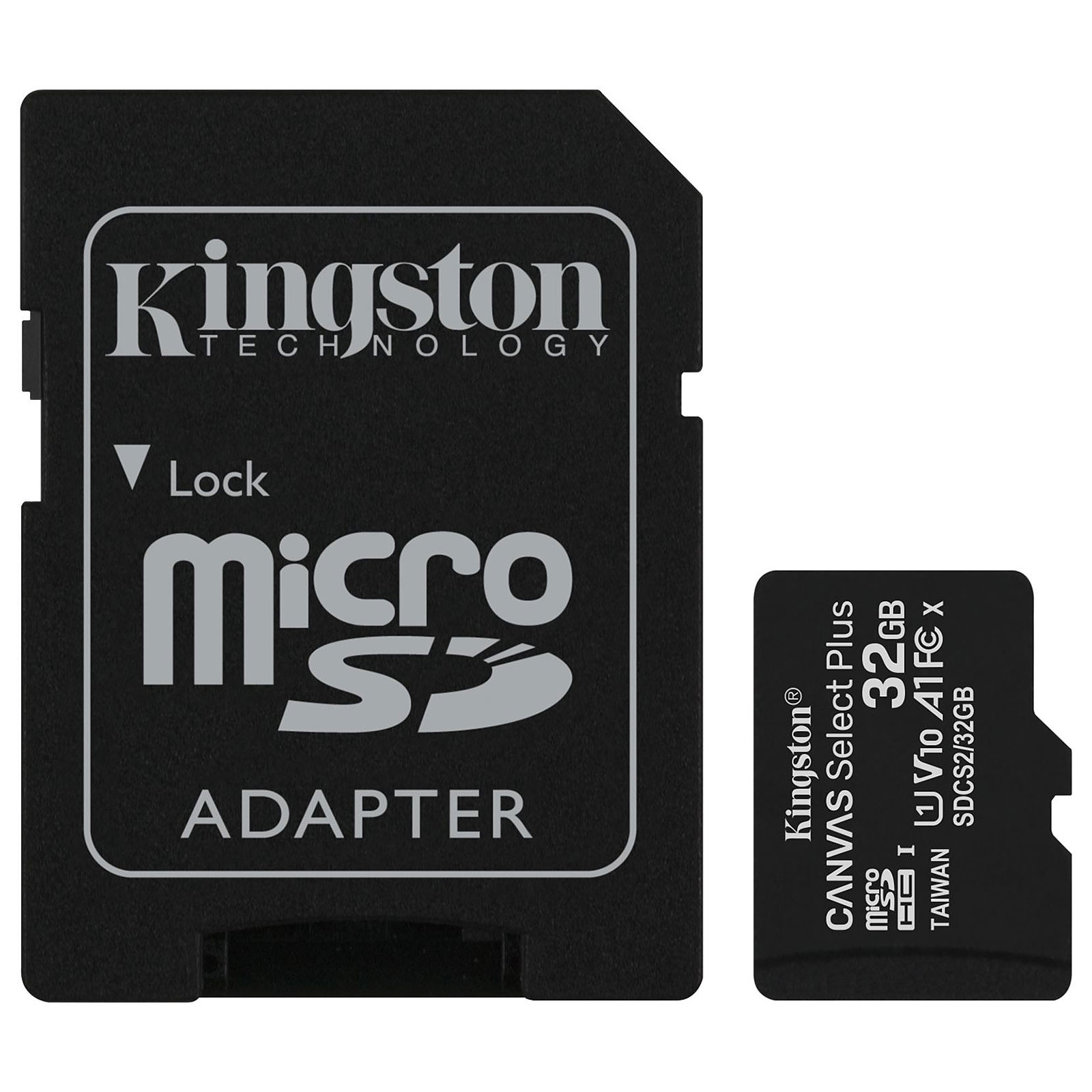 Kingston Canvas Select Plus SDCS2/32GB - Carte memoire Kingston