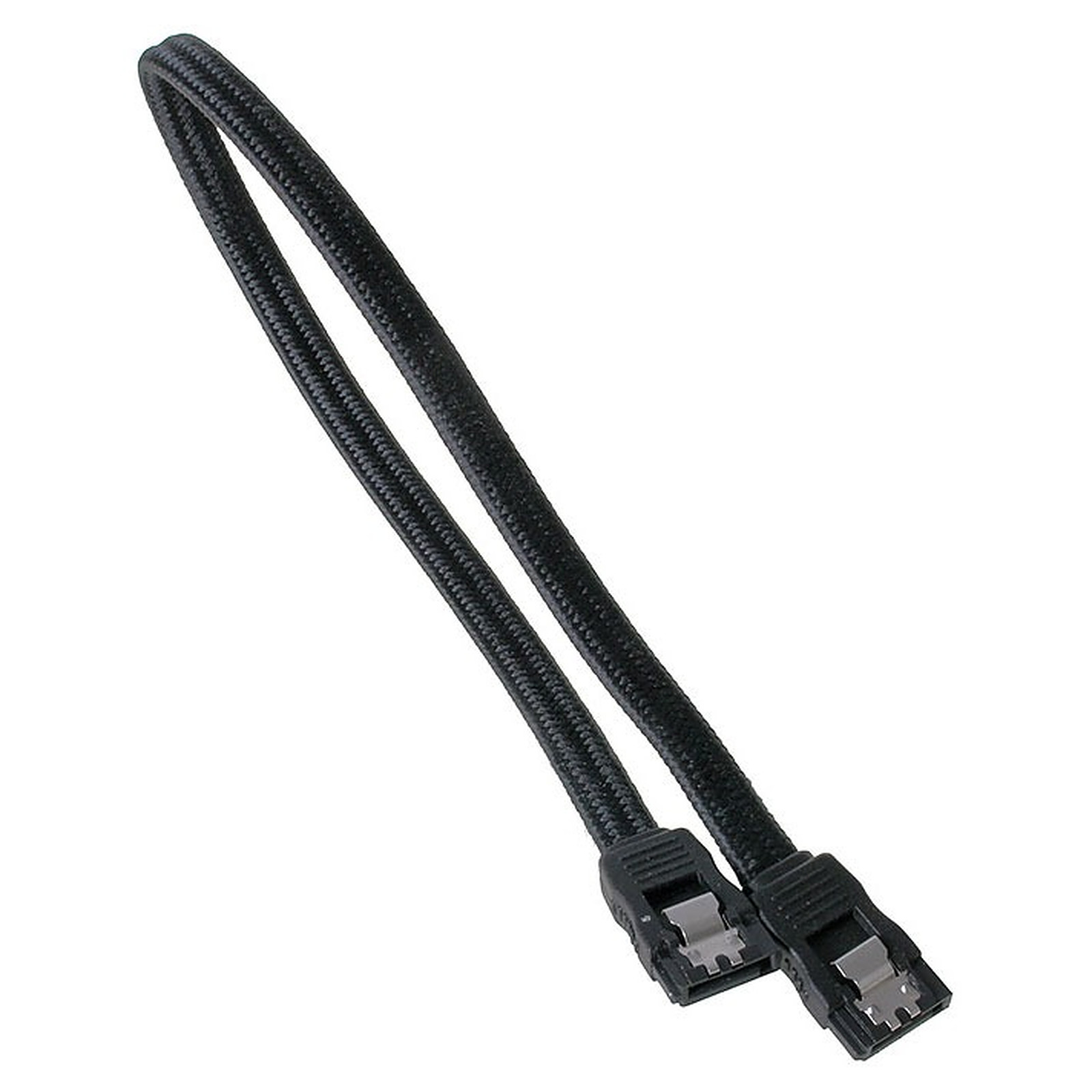 BitFenix Alchemy Black - Cable SATA gaine 75 cm (coloris noir) - Serial ATA BitFenix