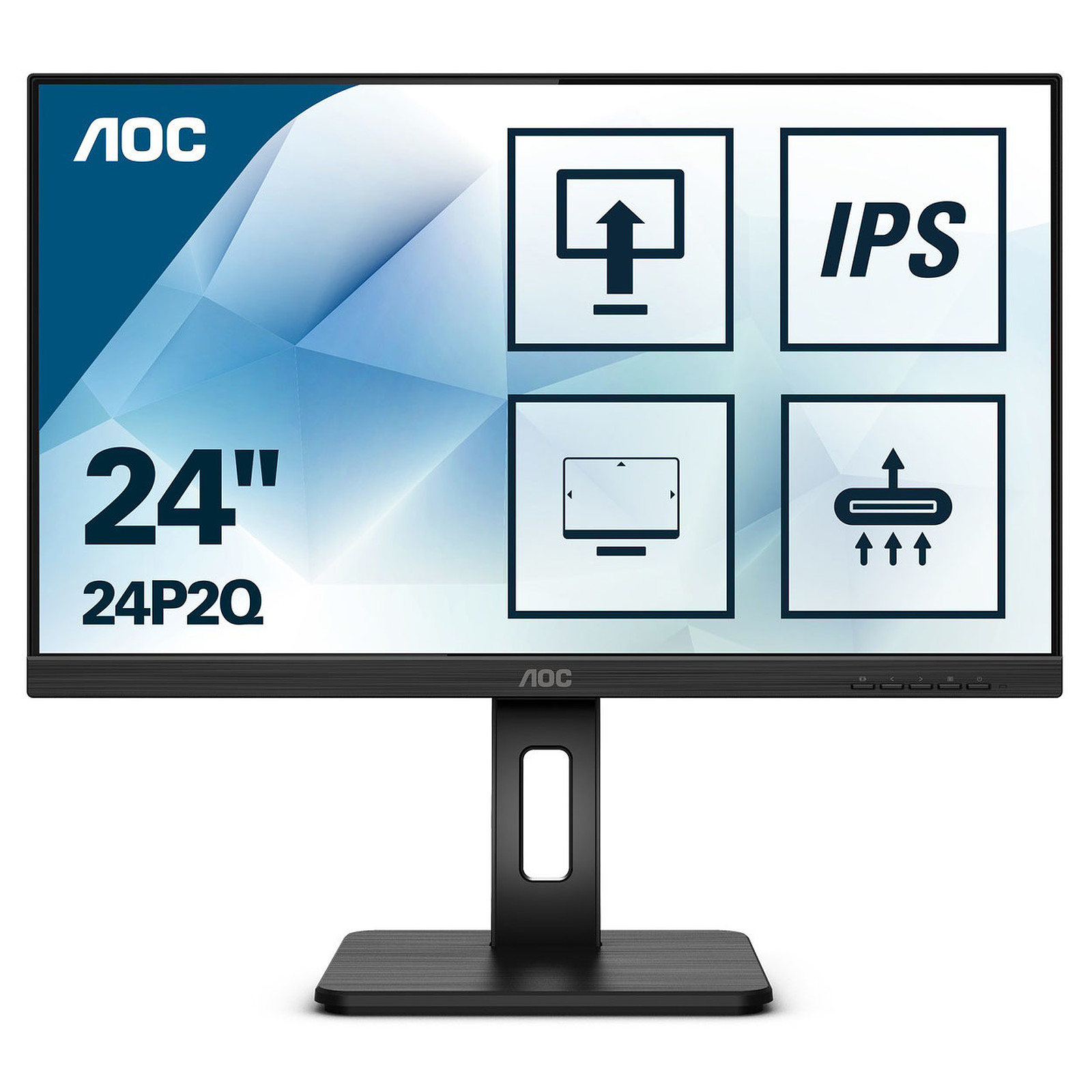 AOC 23.8" LED - 24P2Q - Ecran PC AOC
