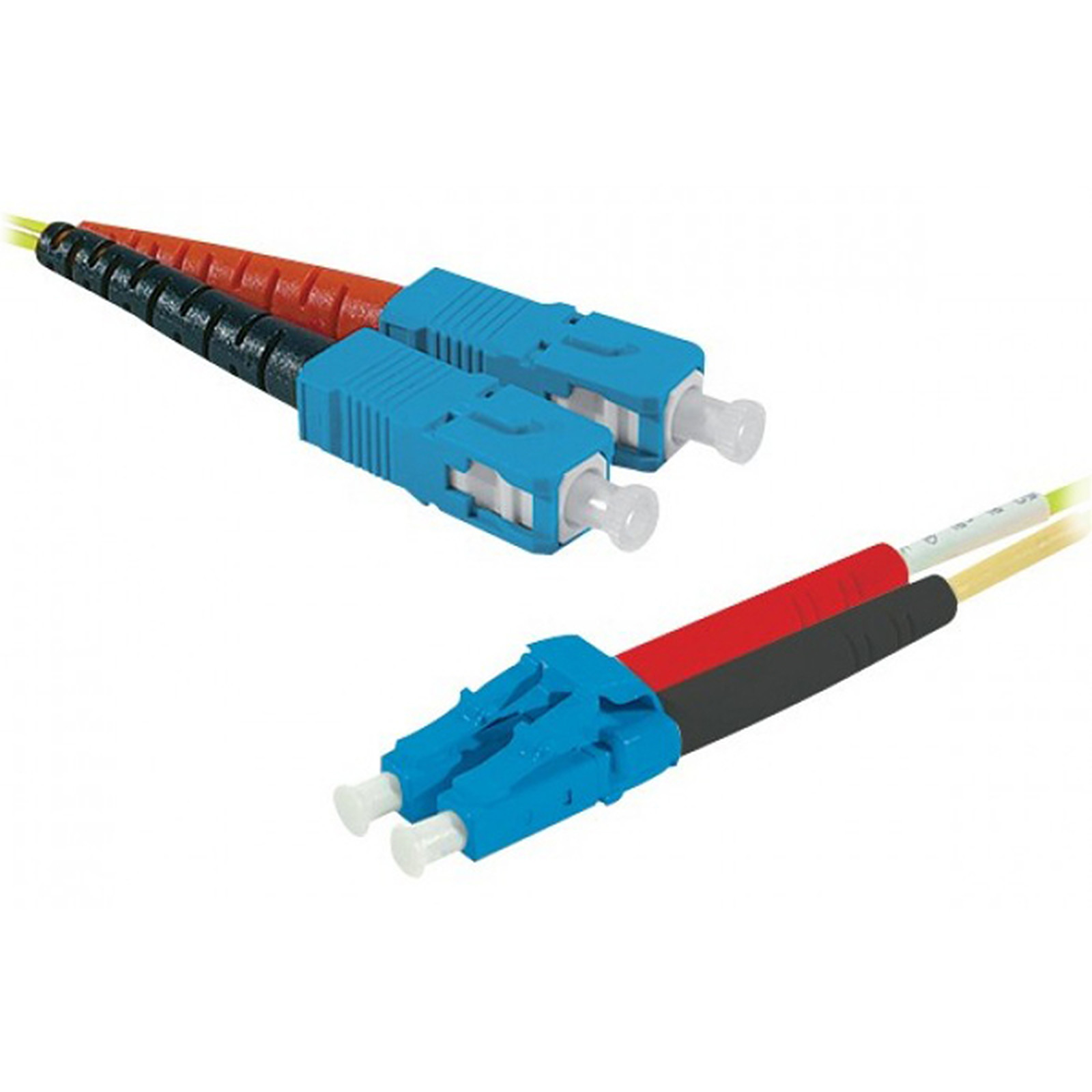 Jarretière optique duplex monomode 2mm OS2 SC-UPC/LC-UPC (2 mètres) - Cable fibre Optique Generique