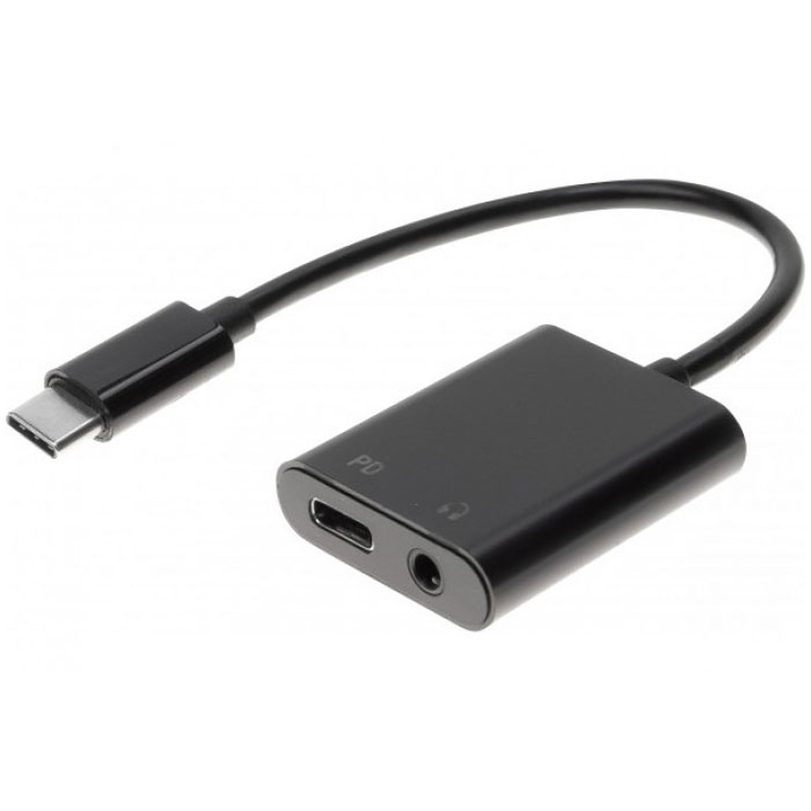 Adaptateur Audio USB Type-C vers USB-C PD + Jack 3.5 mm - USB Generique